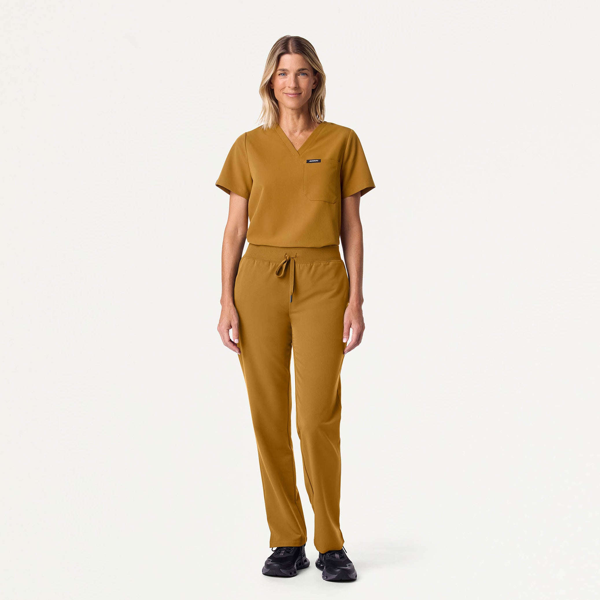 Rhena Essential 1-Pocket Scrub Top - Cider