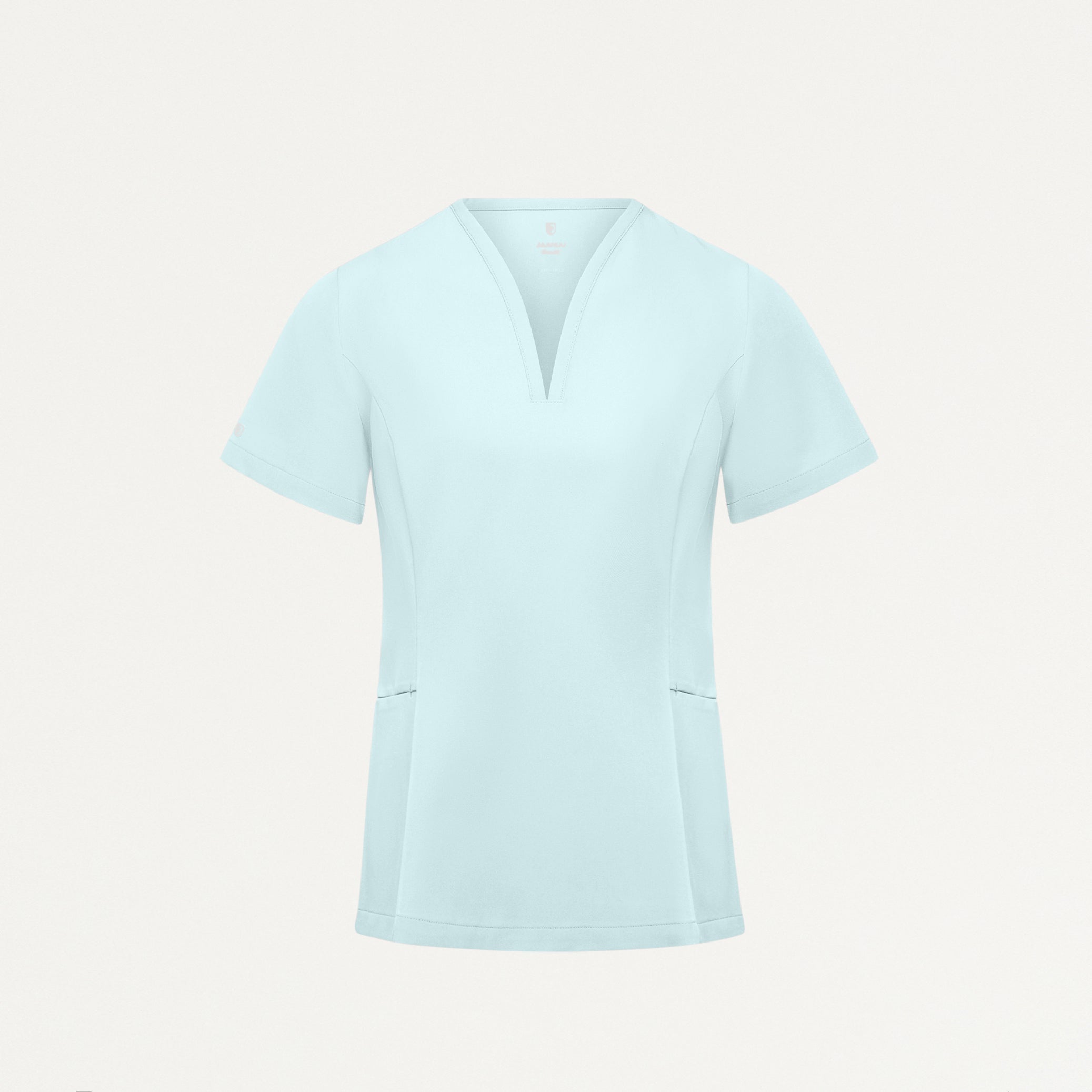 Calix Fit & Flare Scrub Top - Sky Blue