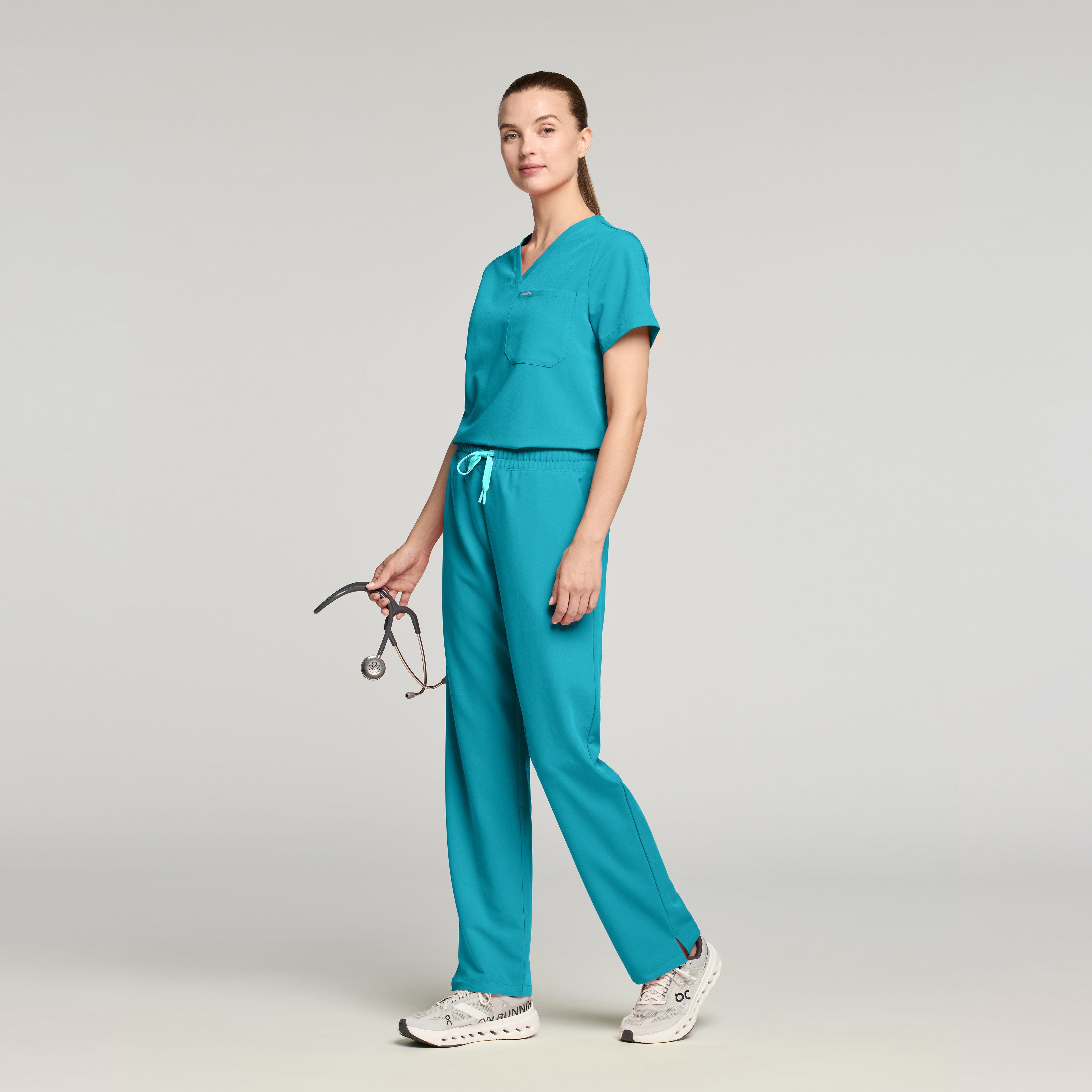 Kerr 365 High Waisted Scrub Pant - Marina