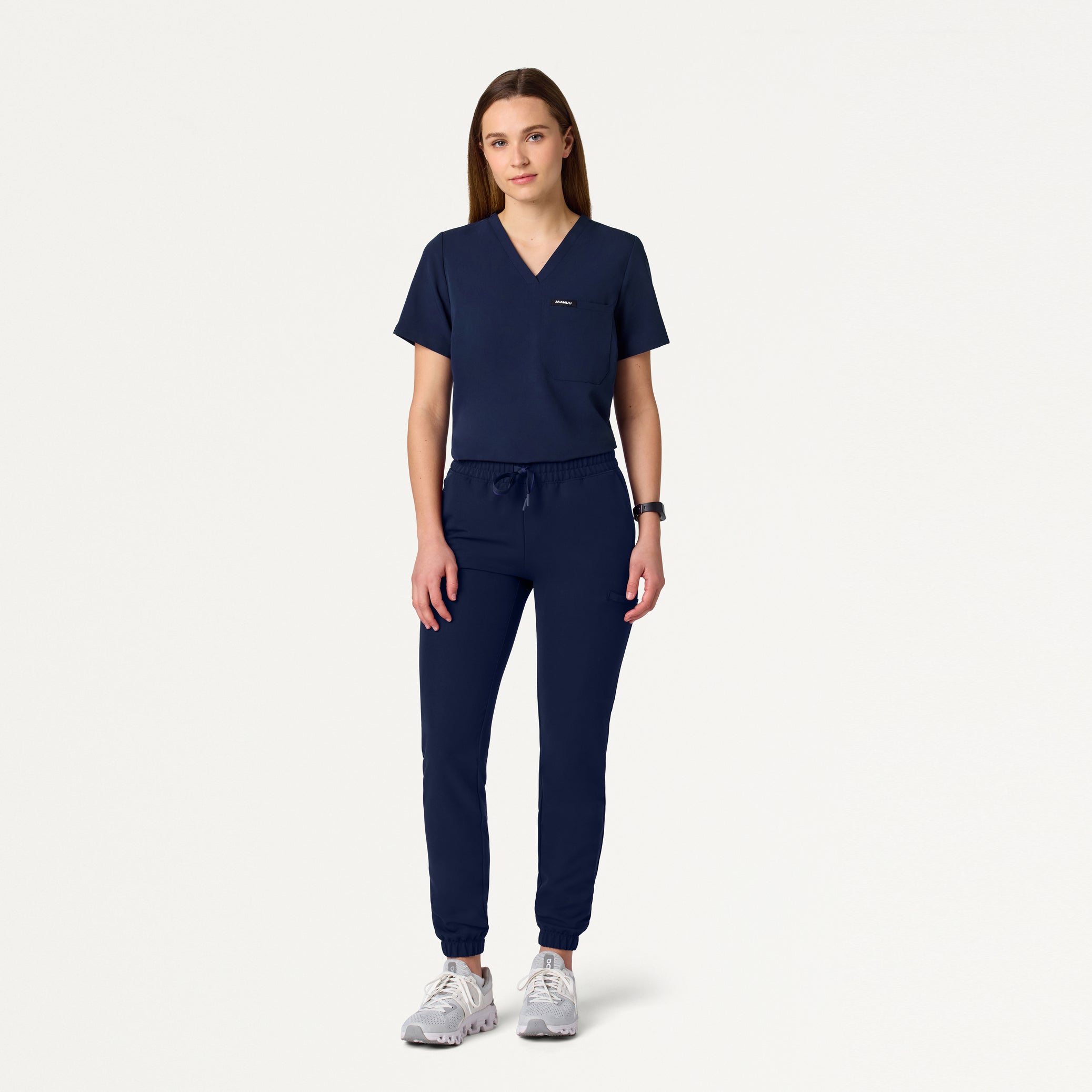 Jace Skinny 7-Pocket Scrub Jogger - Midnight Navy