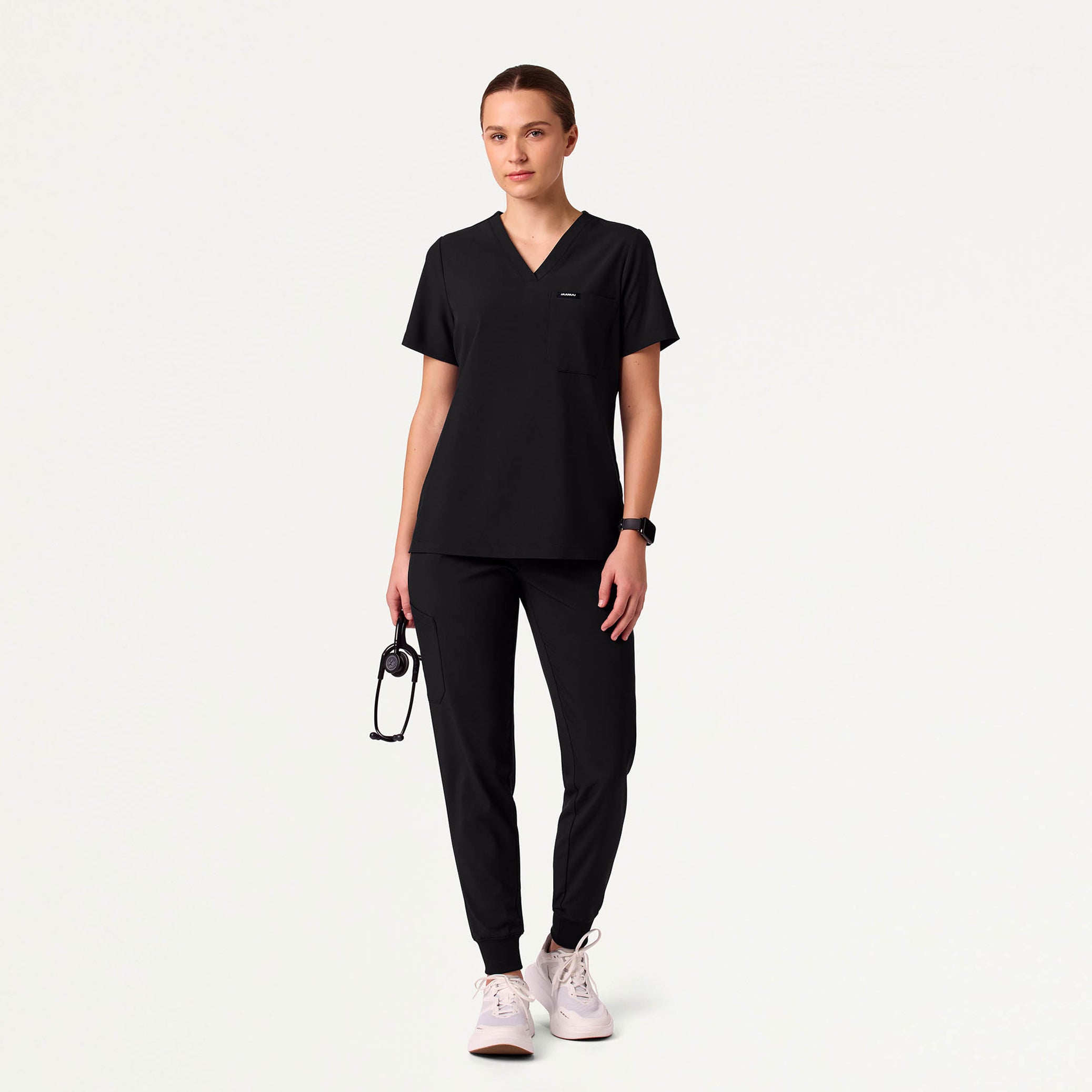 Silex UltraLITE™ 6-Pocket Slim Scrub Jogger - Black