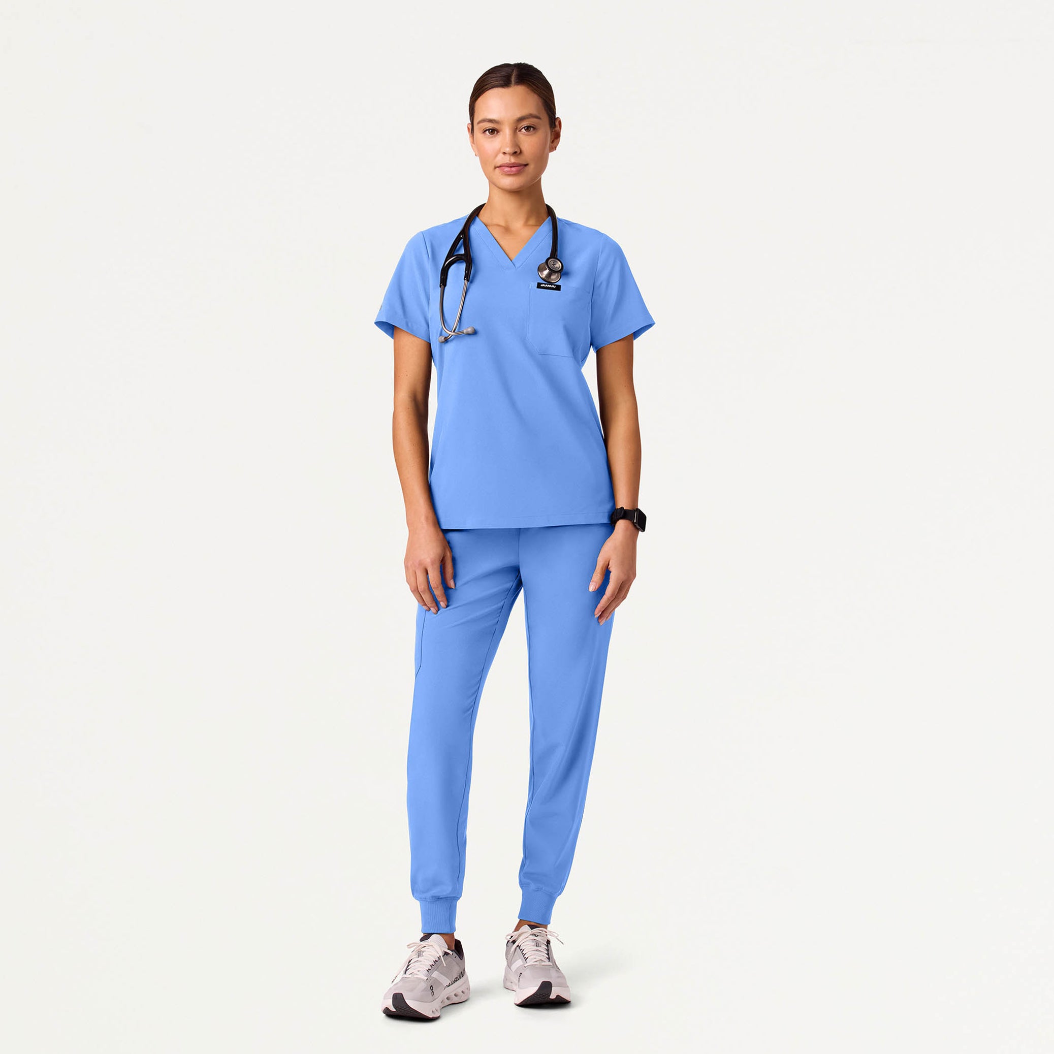 Silex UltraLITE™ 6-Pocket Slim Scrub Jogger - Ceil Blue