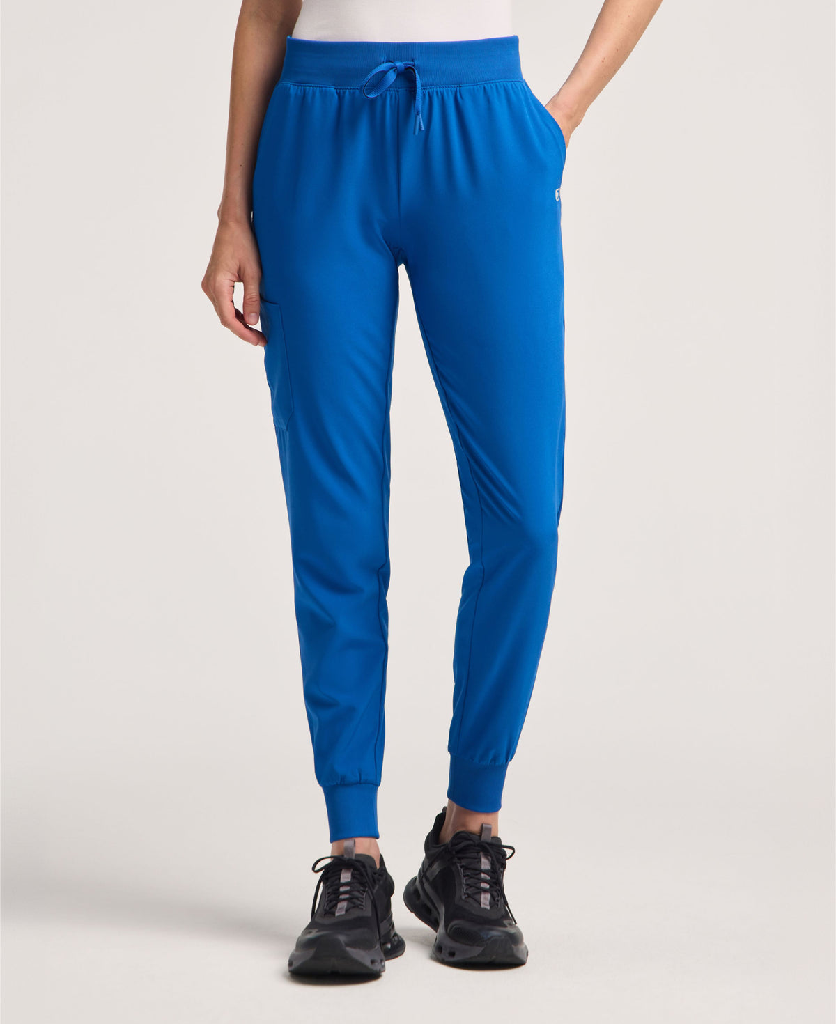 Jaanuu Arden Slim Scrub Jogger in Royal Blue, product photo 2 of 6