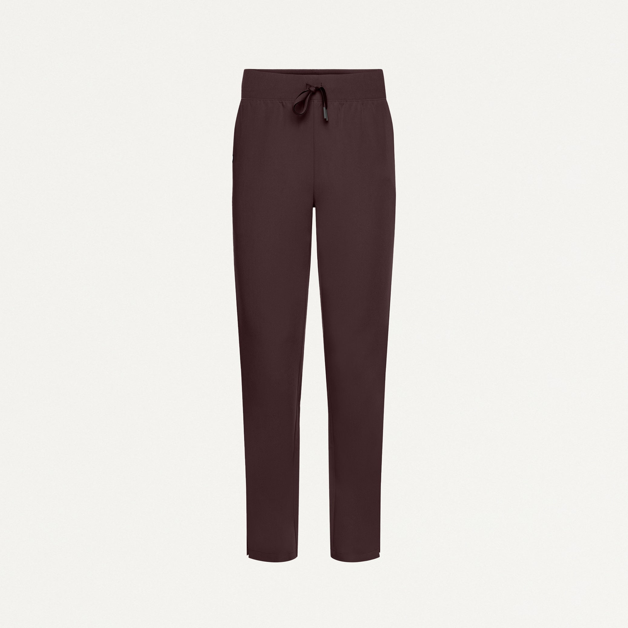 Xenos Slim Knit-Waist Scrub Pant - Espresso