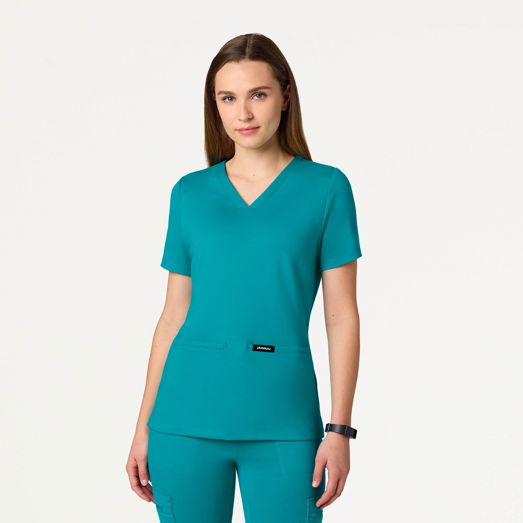 Cesi Slim UltraSOFT Scrub Top - Teal
