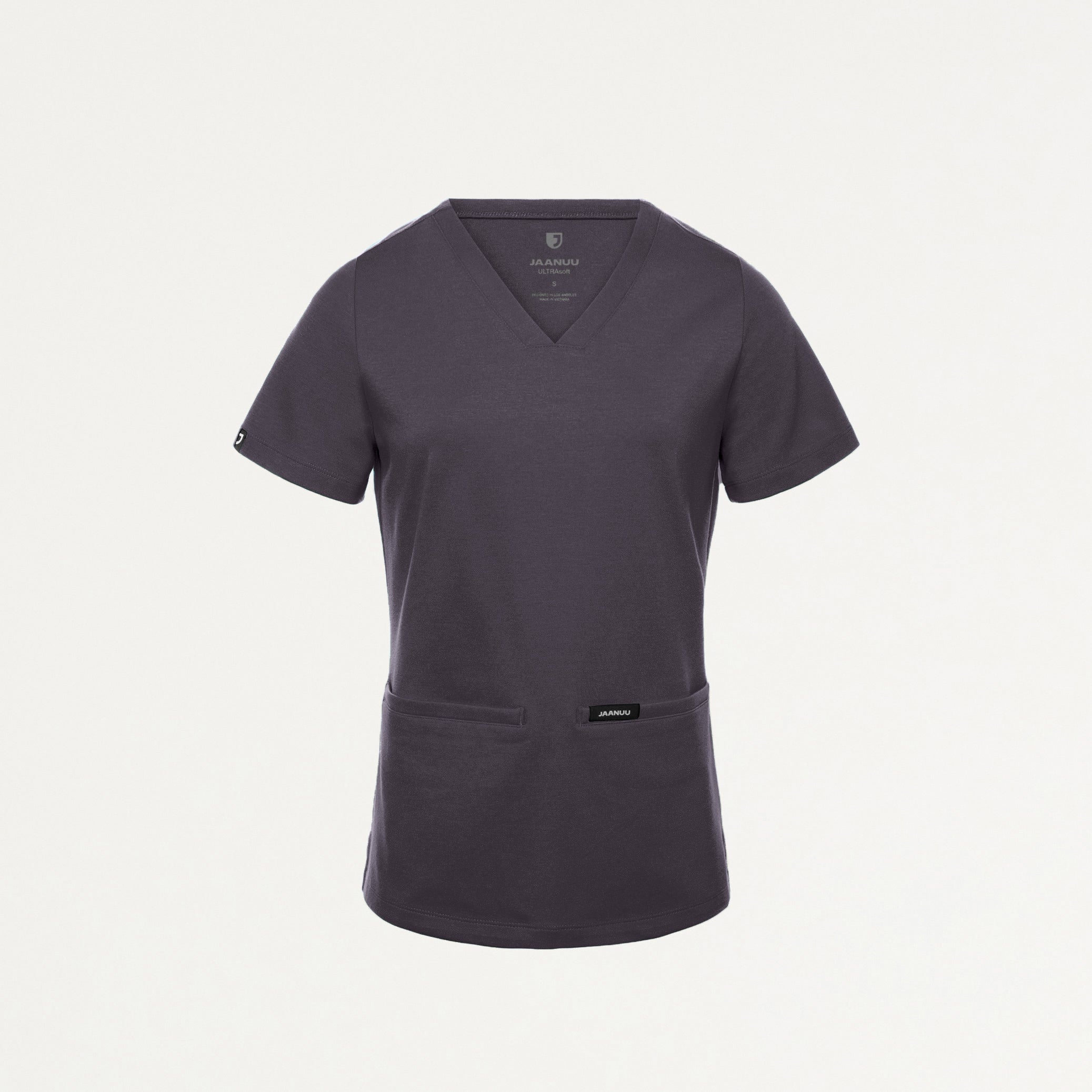 Cesi Slim UltraSOFT™ Scrub Top - Harbor Gray