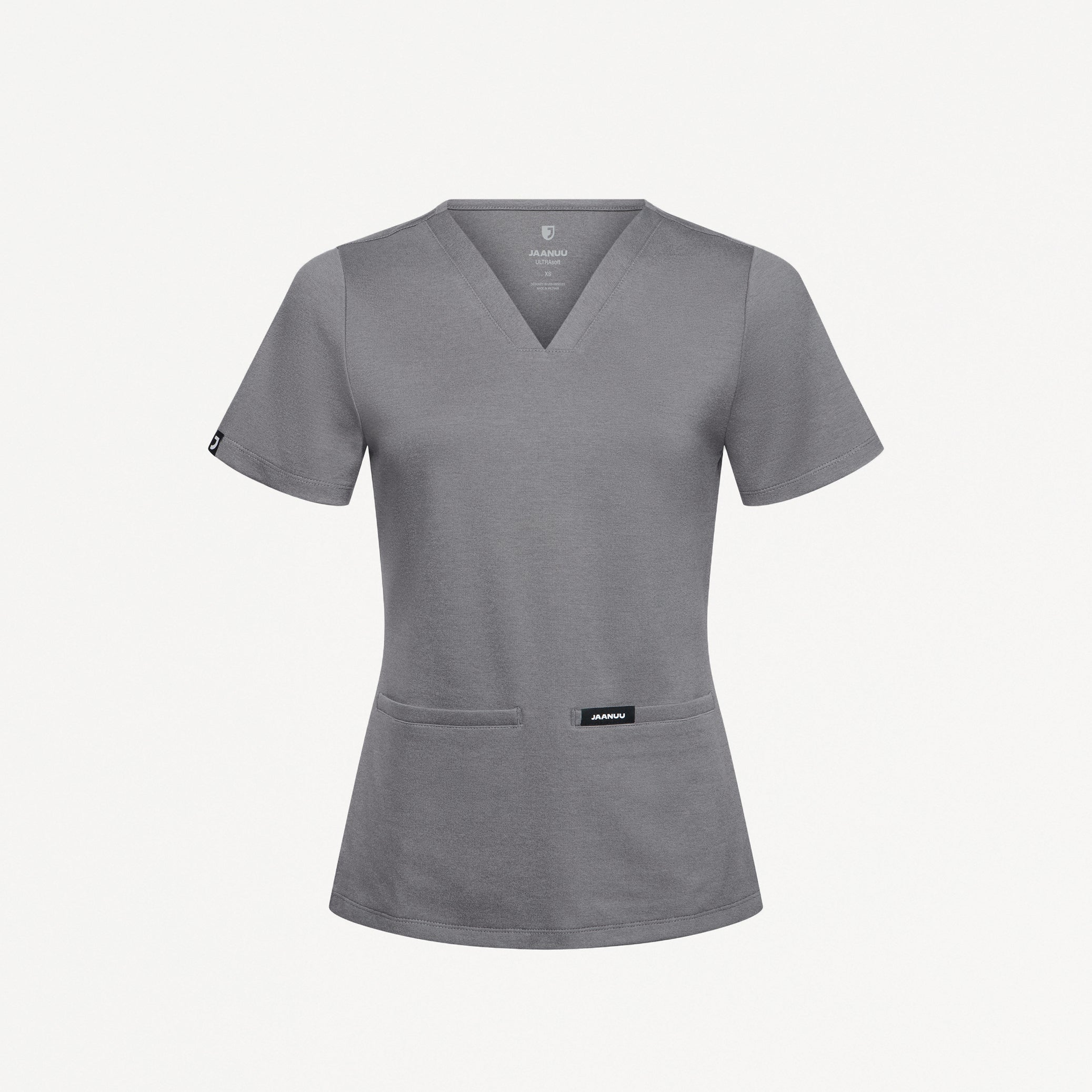 Cesi Slim UltraSOFT™ Scrub Top - Graphite
