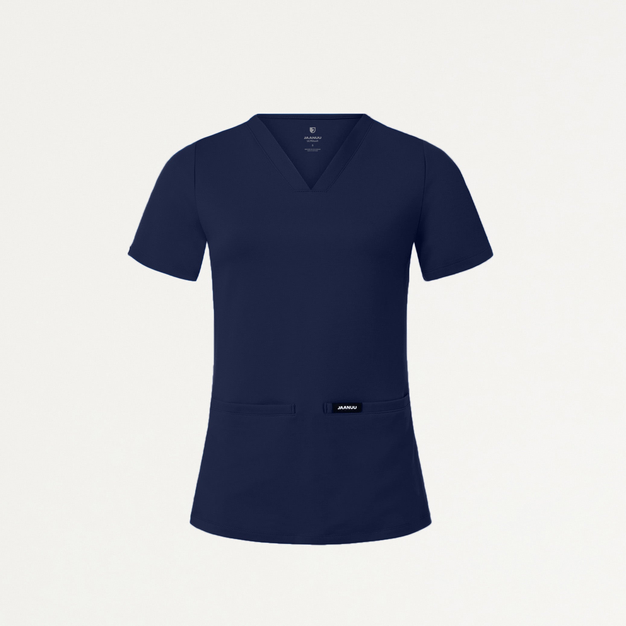 Cesi Slim UltraSOFT Scrub Top - Midnight Navy