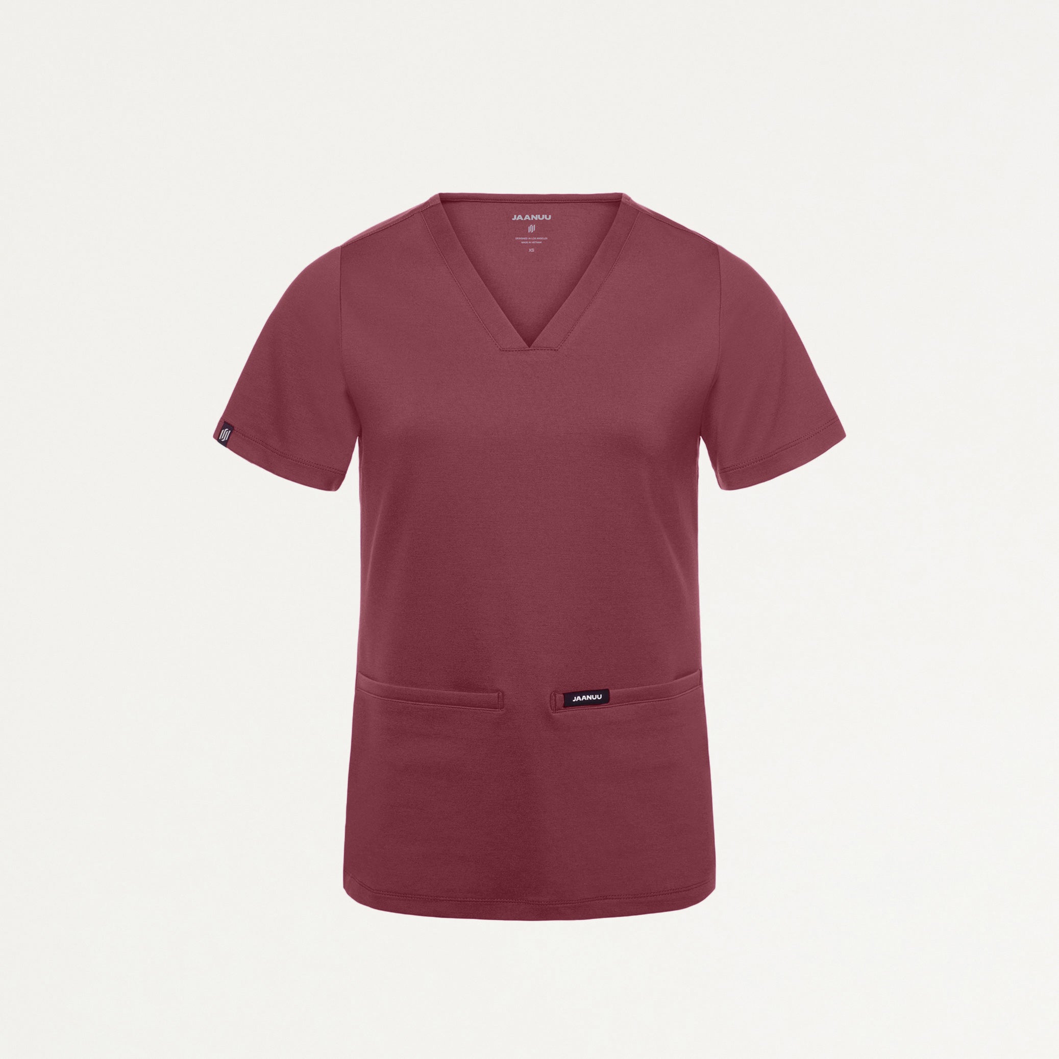 Cesi Slim UltraSOFT Scrub Top - Rosewood