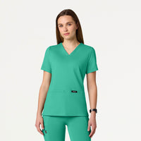 Cesi Slim ULTRAsoft Scrub Top - Surgical Green