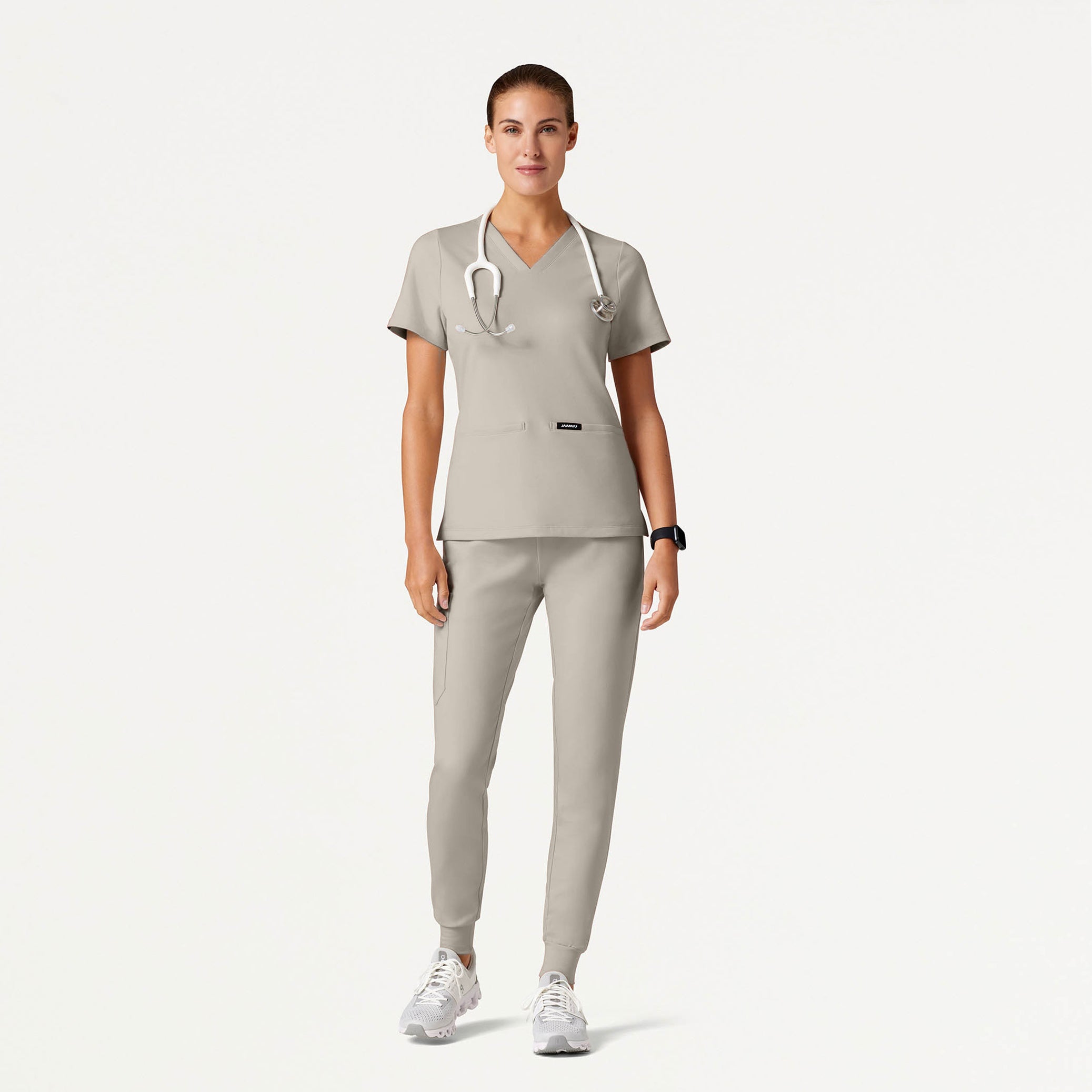 Rubi Slim UltraSOFT™ Scrub Jogger - Fog