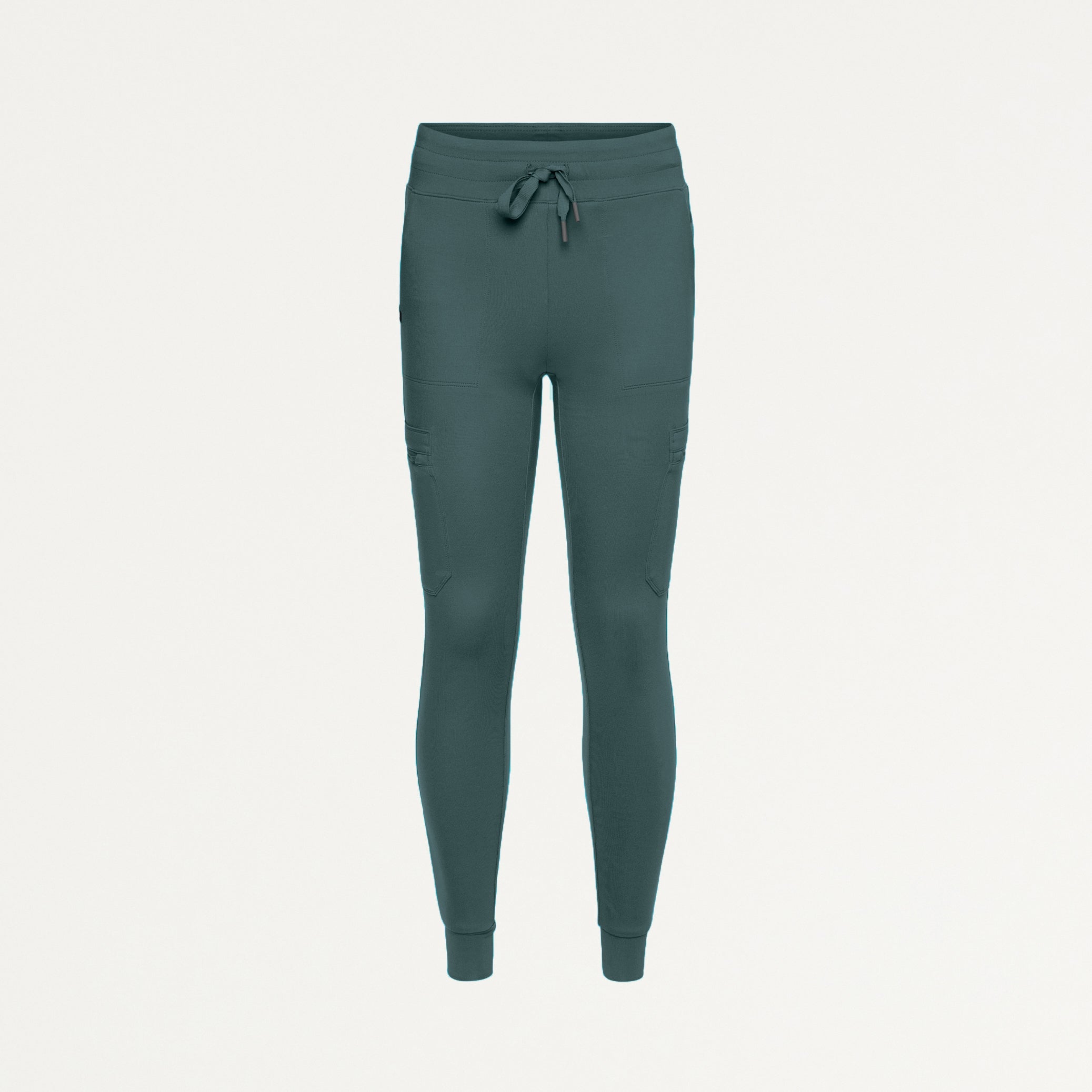 Kait 10-Pocket Skinny UltraSOFT™ Scrub Jogger - Alpine Green