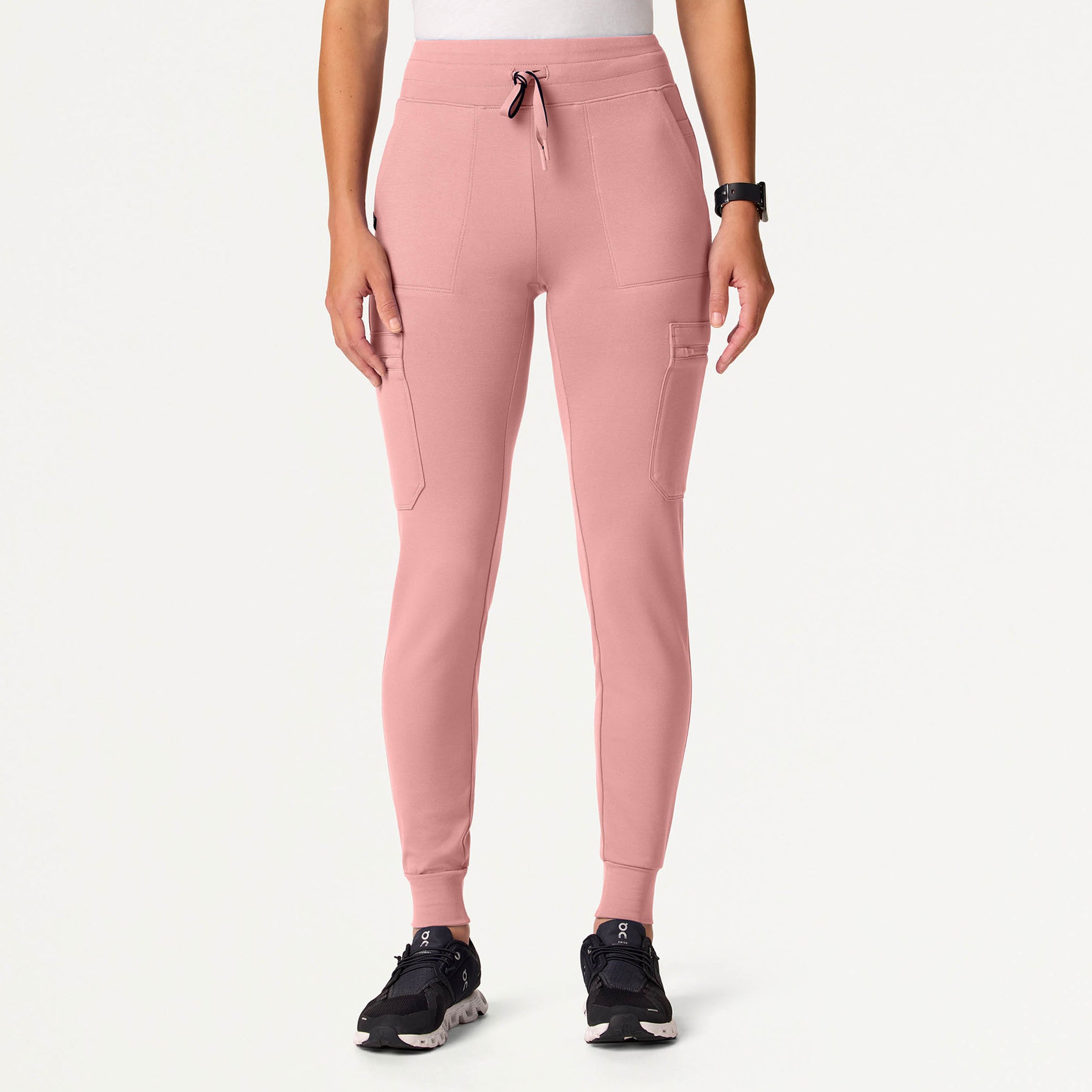 Kait 10-Pocket Skinny UltraSOFT Scrub Jogger - Mauve