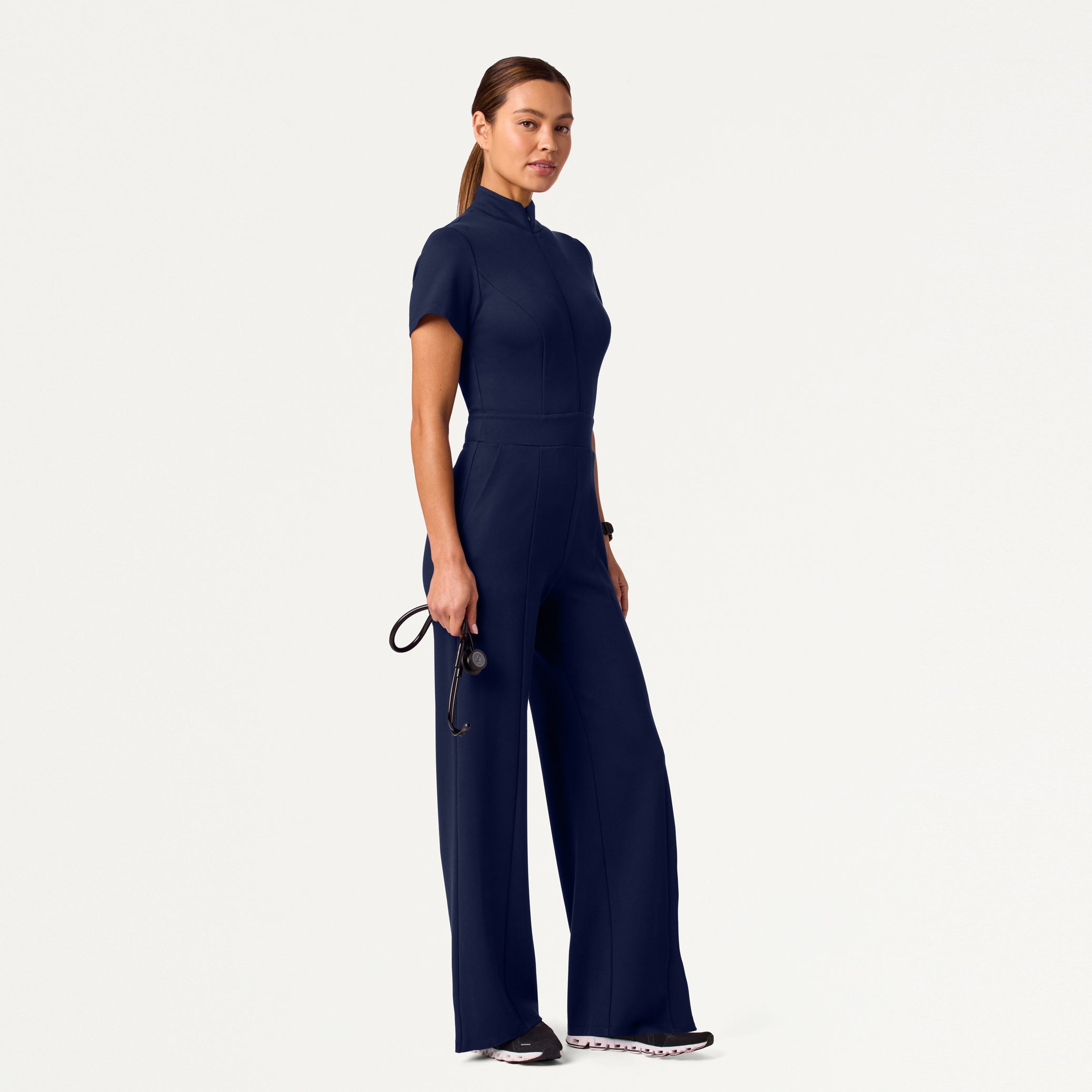 The Scrub Jumpsuit - Midnight Navy