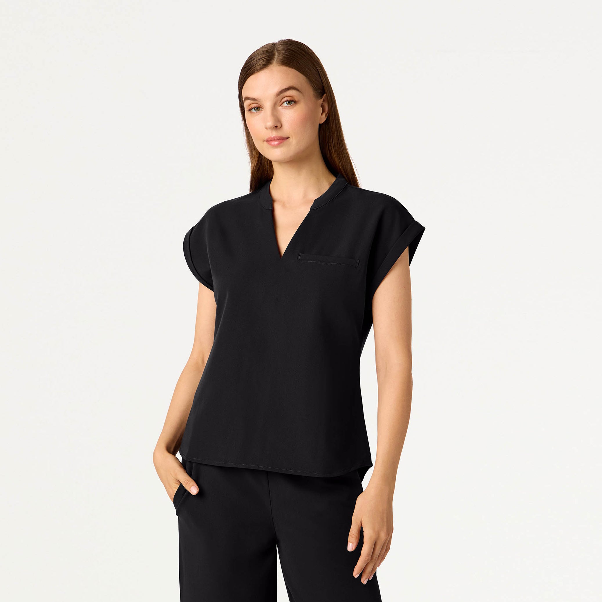 The Relaxed Scrub Set - Black