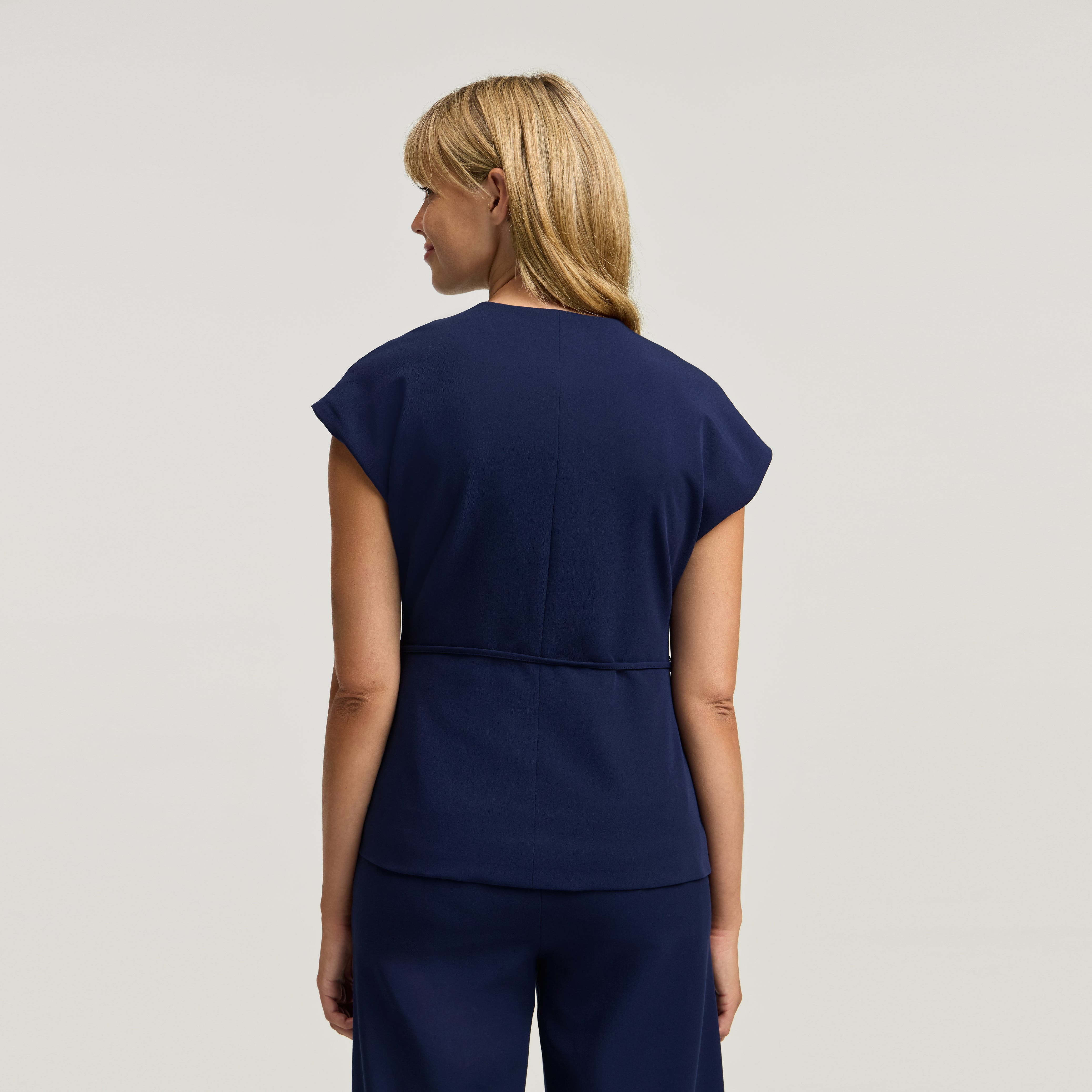 The Wrap Scrub Set - Midnight Navy