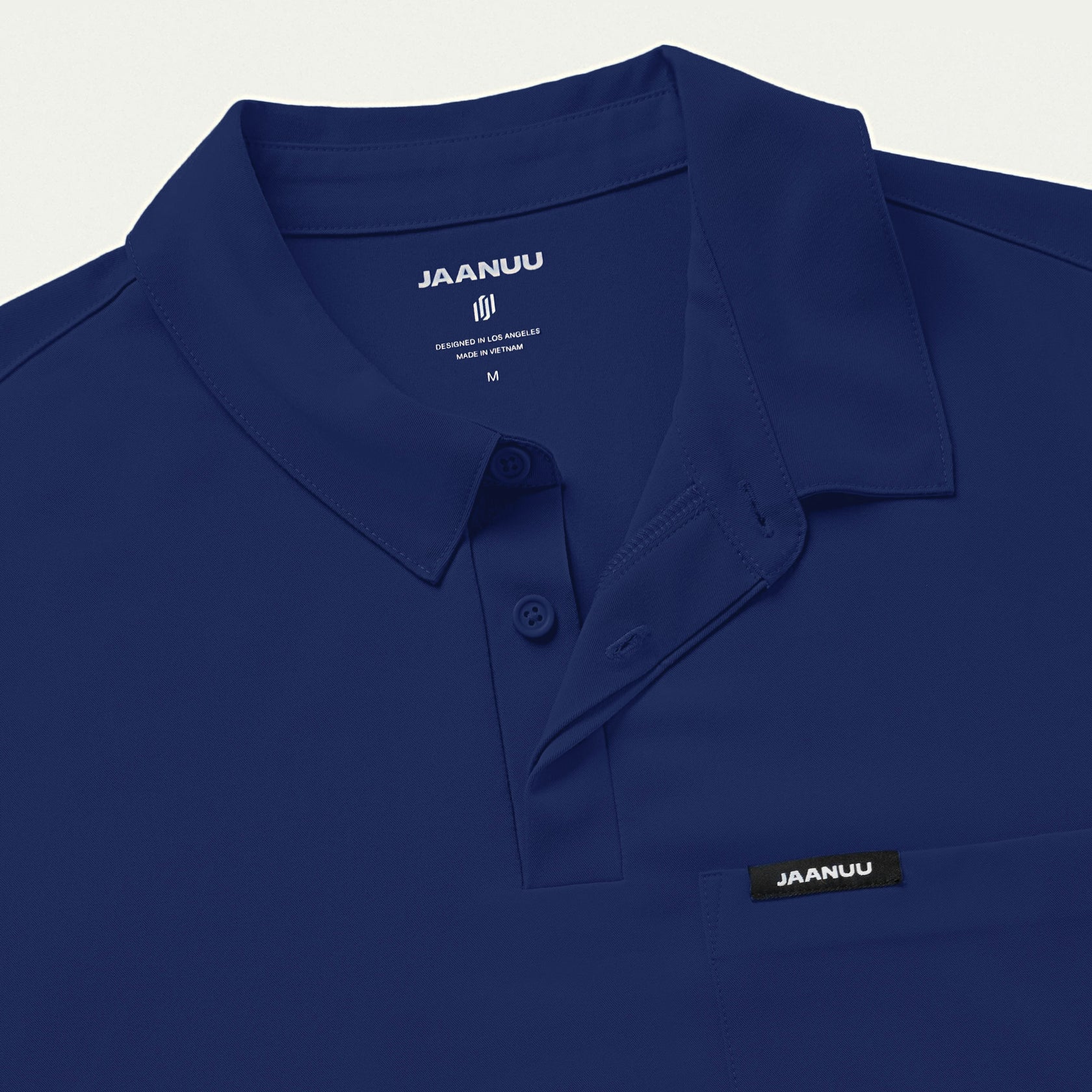 Axis Polo Scrub Top - Navy Blue - MEN'S TOPS - Jaanuu