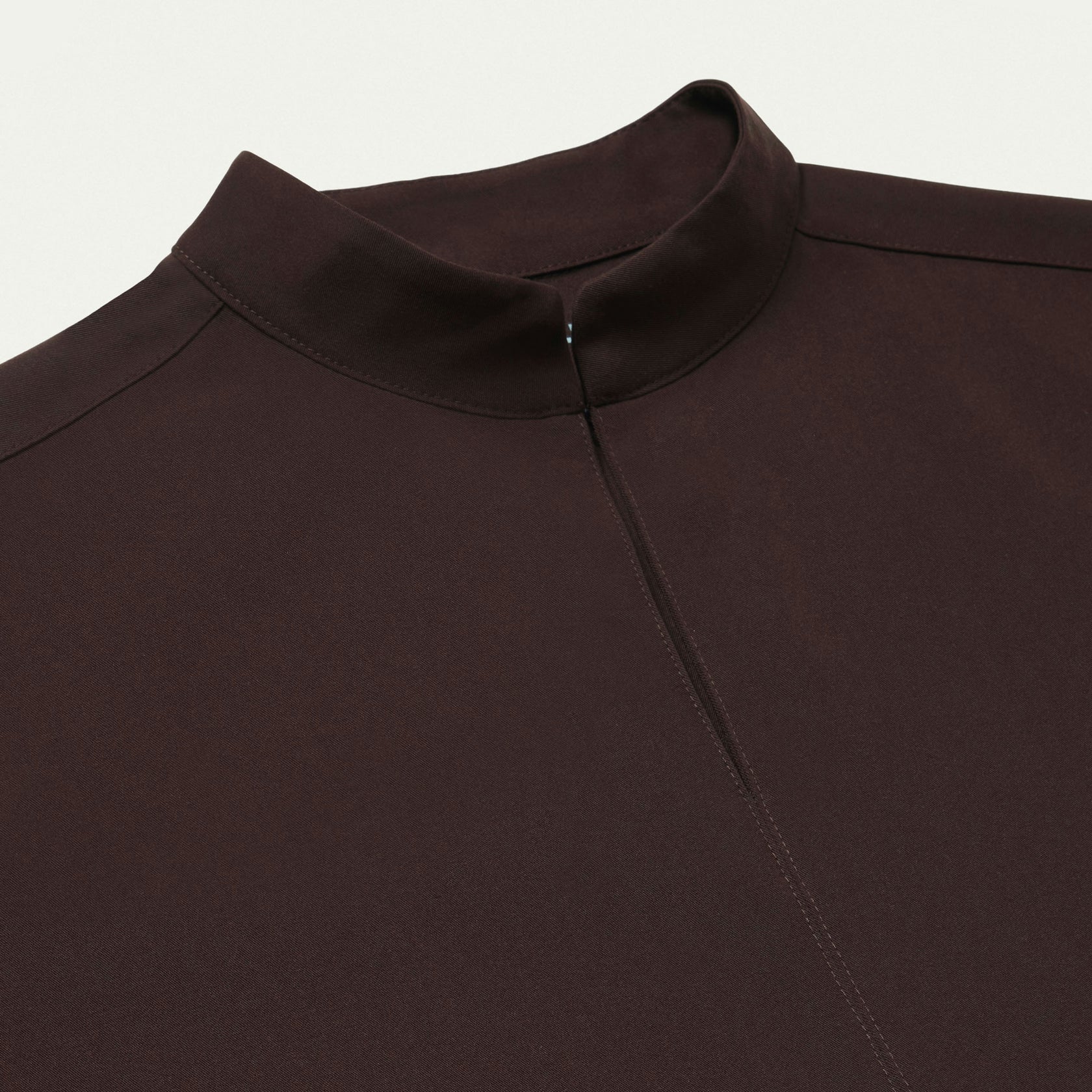 Aris Oversized 2-Pocket Scrub Top - Espresso - WOMEN'S TOPS - Jaanuu