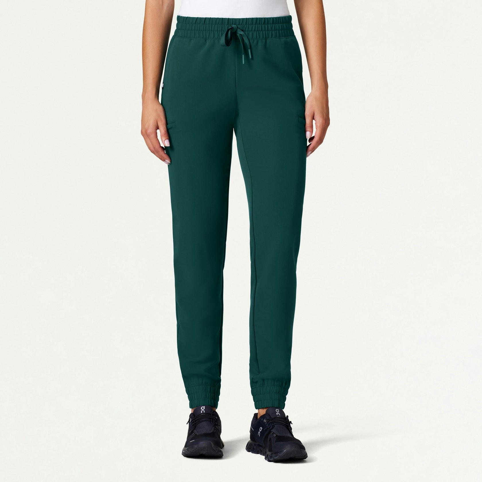 Jace Skinny On-the-Go Scrub Jogger - Midnight Green - WOMEN'S PANTS - Jaanuu