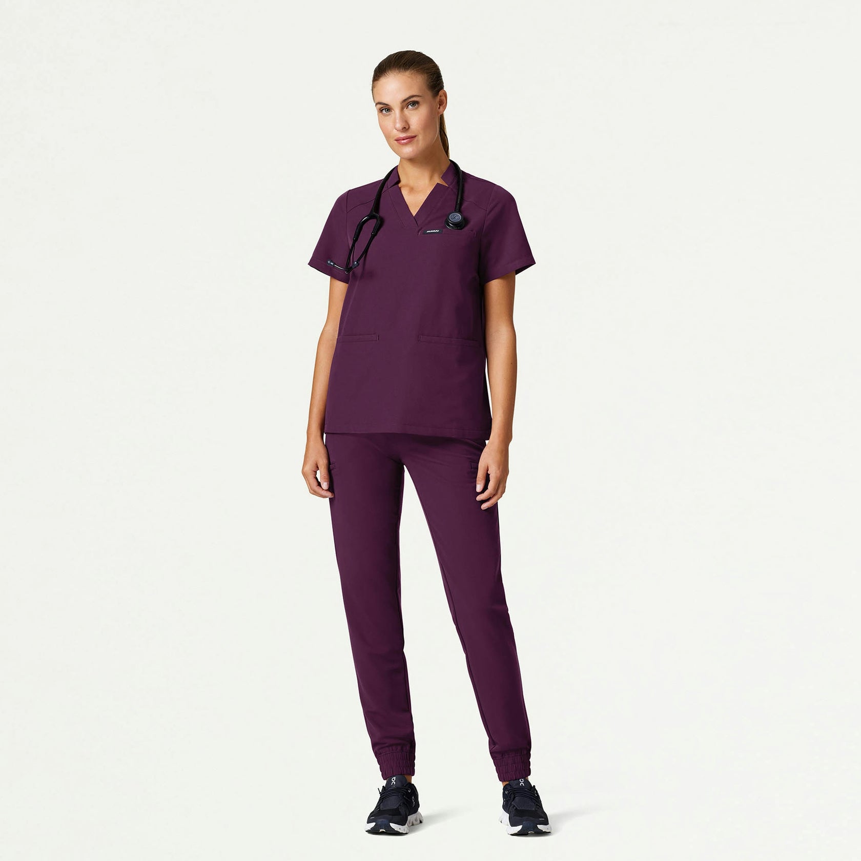 Neo Everyday Cargo Scrub Jogger - Dark Amethyst - WOMEN'S PANTS - Jaanuu