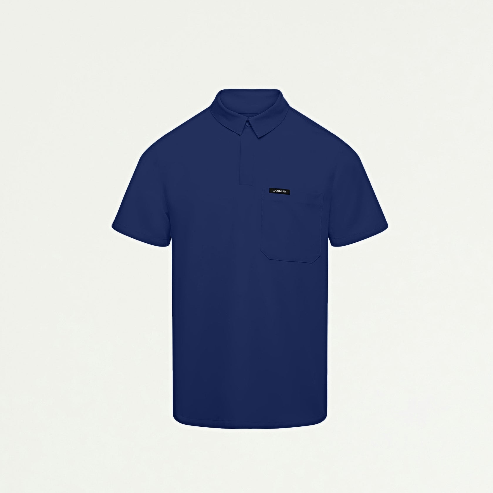 Axis Polo Scrub Top - Navy Blue - MEN'S TOPS - Jaanuu