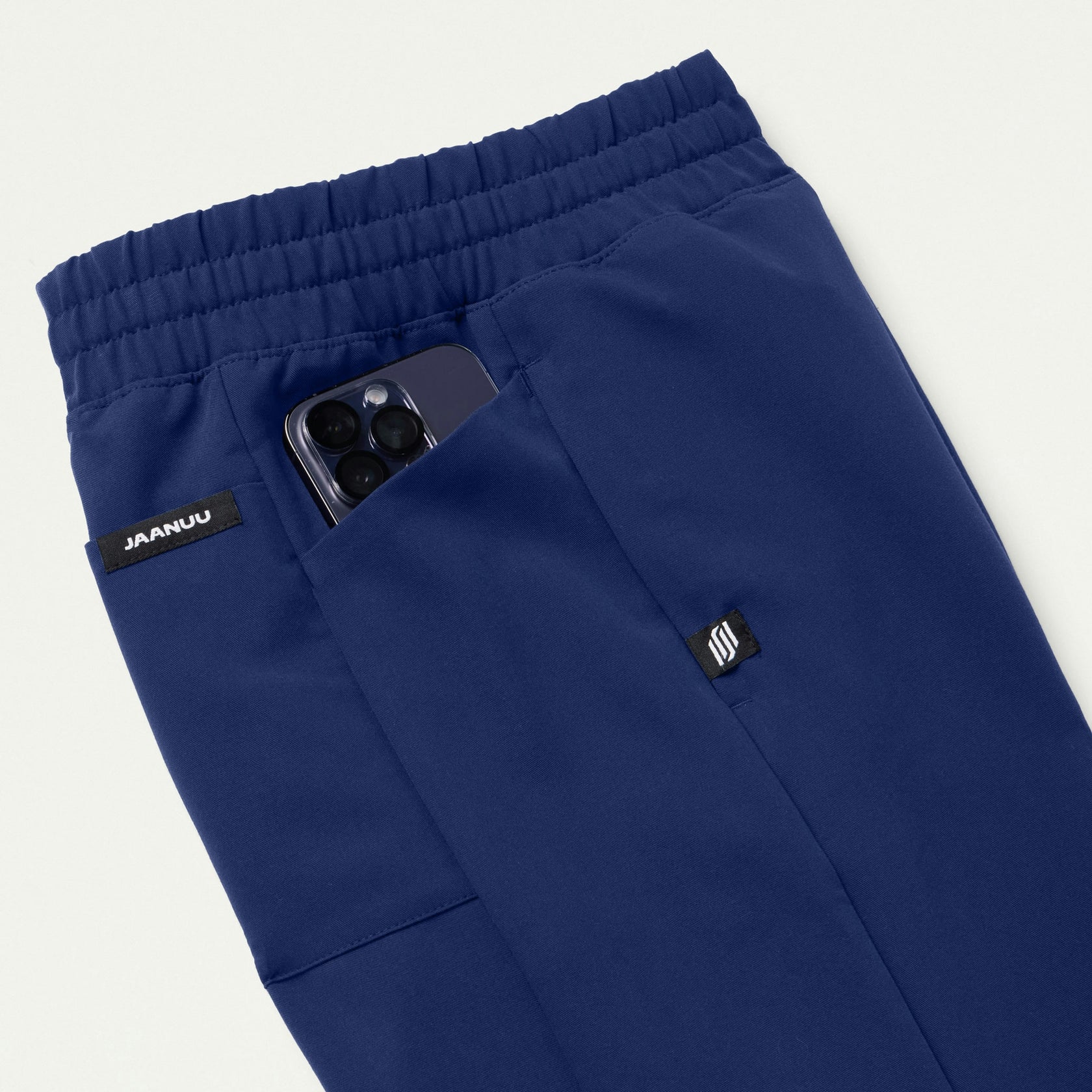 Effie Slim 6-Pocket Scrub Pant - Navy Blue - WOMEN'S PANTS - Jaanuu