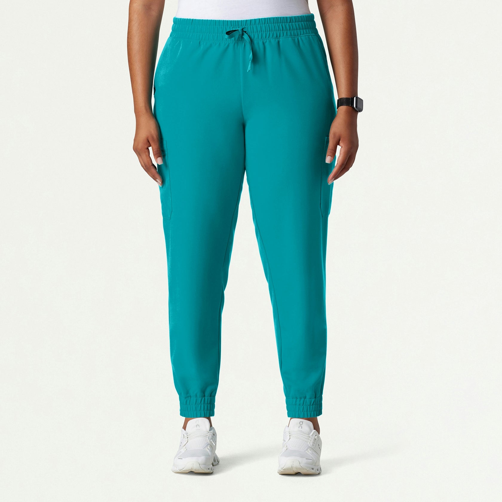 Neo Everyday Cargo Scrub Jogger - Aqua - WOMEN'S PANTS - Jaanuu