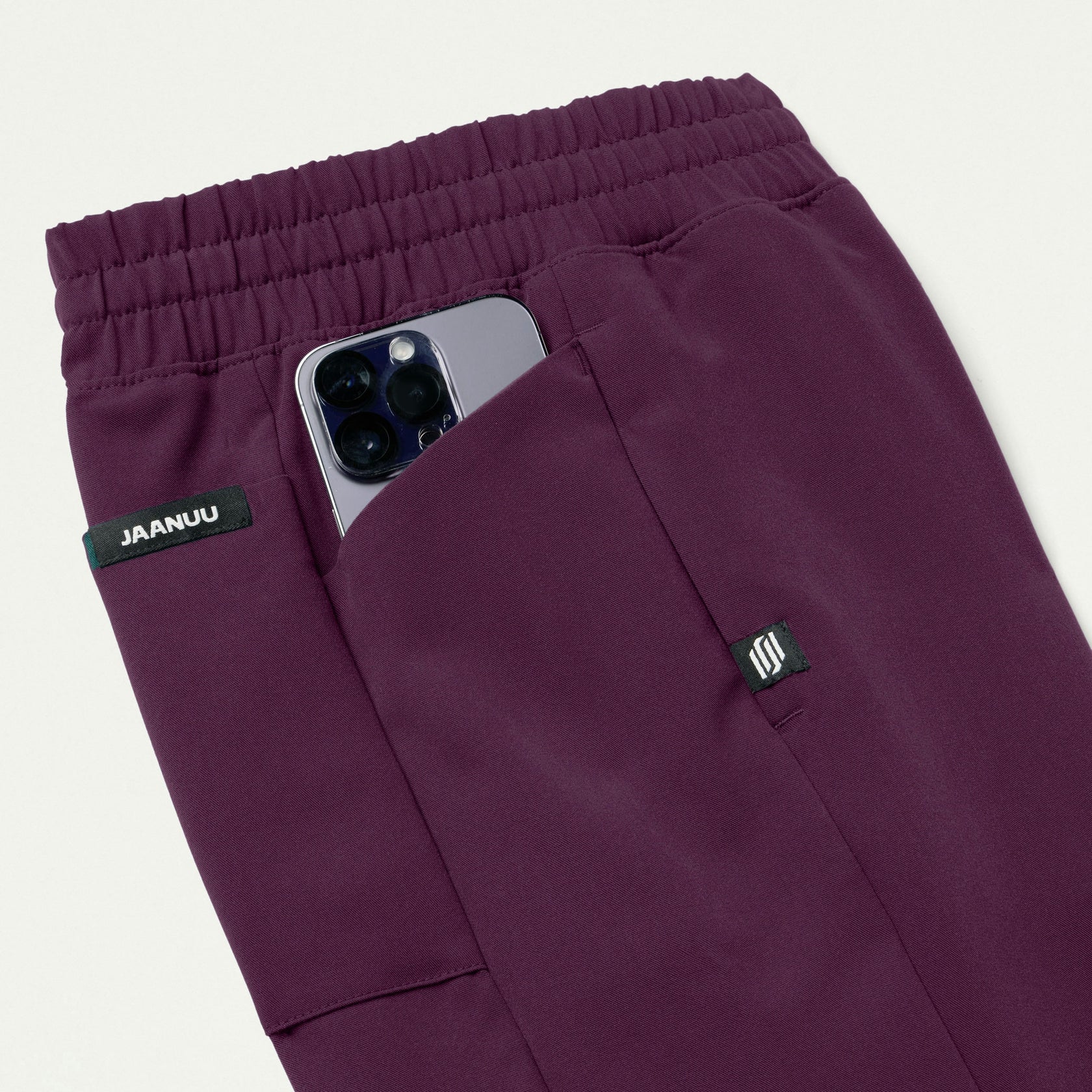Effie Slim 6-Pocket Scrub Pant - Dark Amethyst - WOMEN'S PANTS - Jaanuu