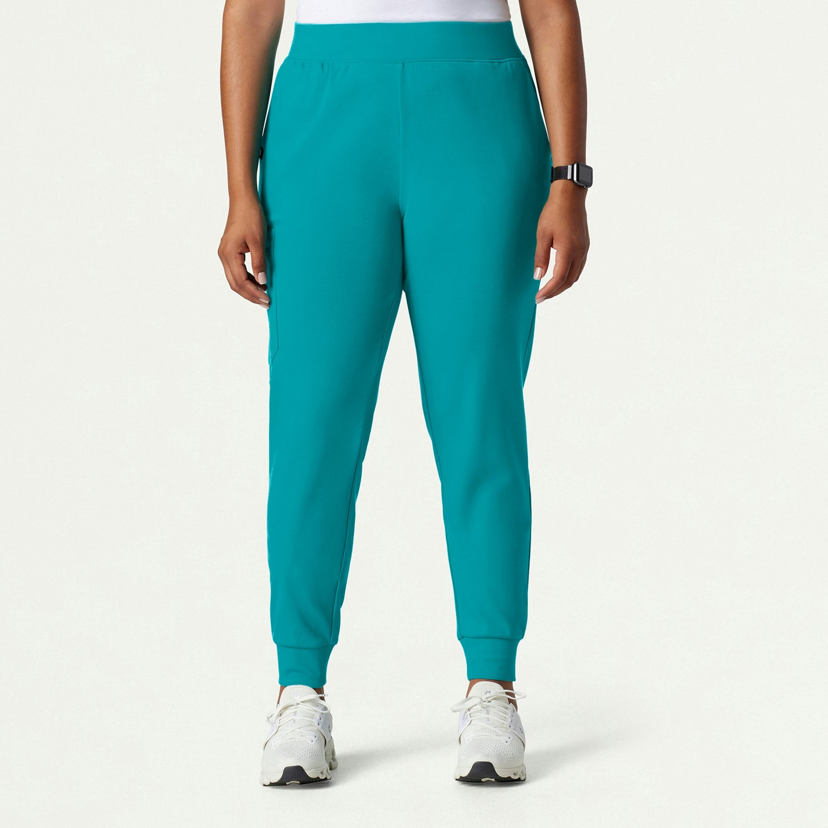 Rubi Slim ULTRAsoft Scrub Jogger - Aqua - WOMEN'S PANTS - Jaanuu