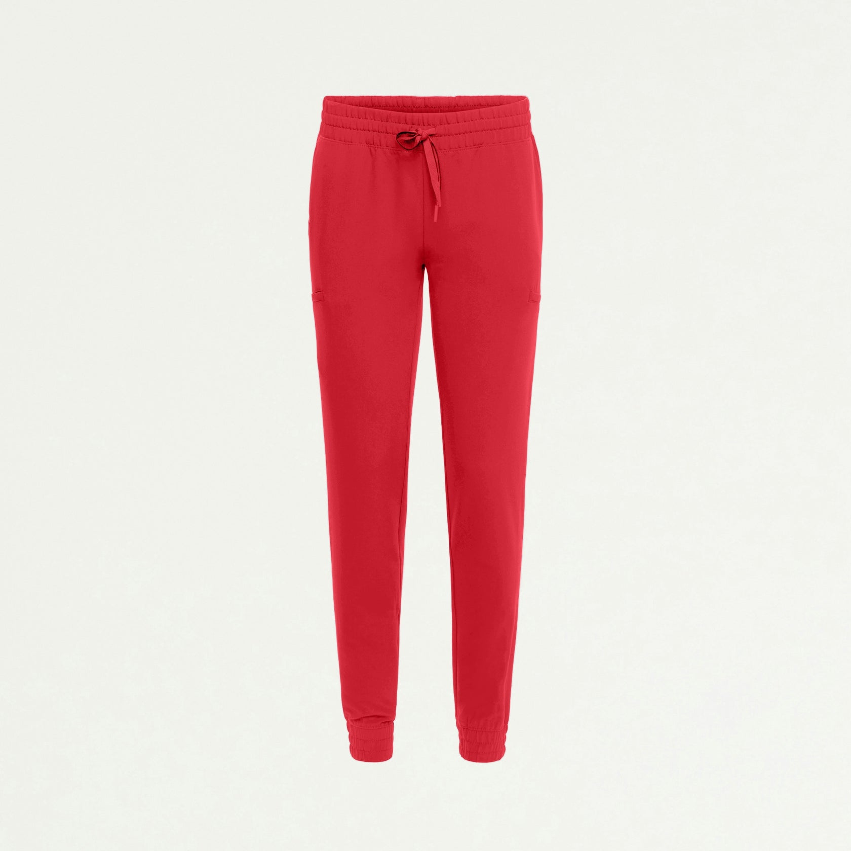 Jace Skinny On-the-Go Scrub Jogger - Brilliant Red - WOMEN'S PANTS - Jaanuu