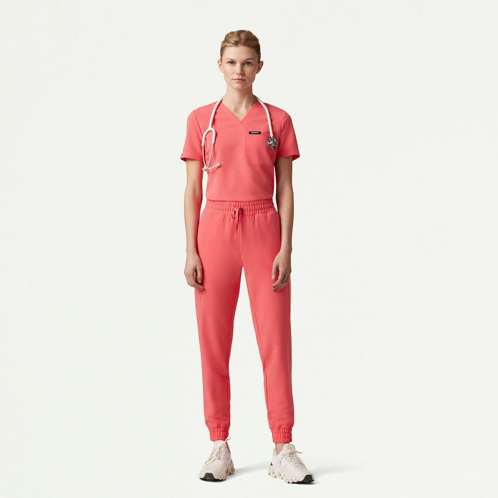 Neo Everyday Cargo Scrub Jogger - Digital Pink - WOMEN'S PANTS - Jaanuu
