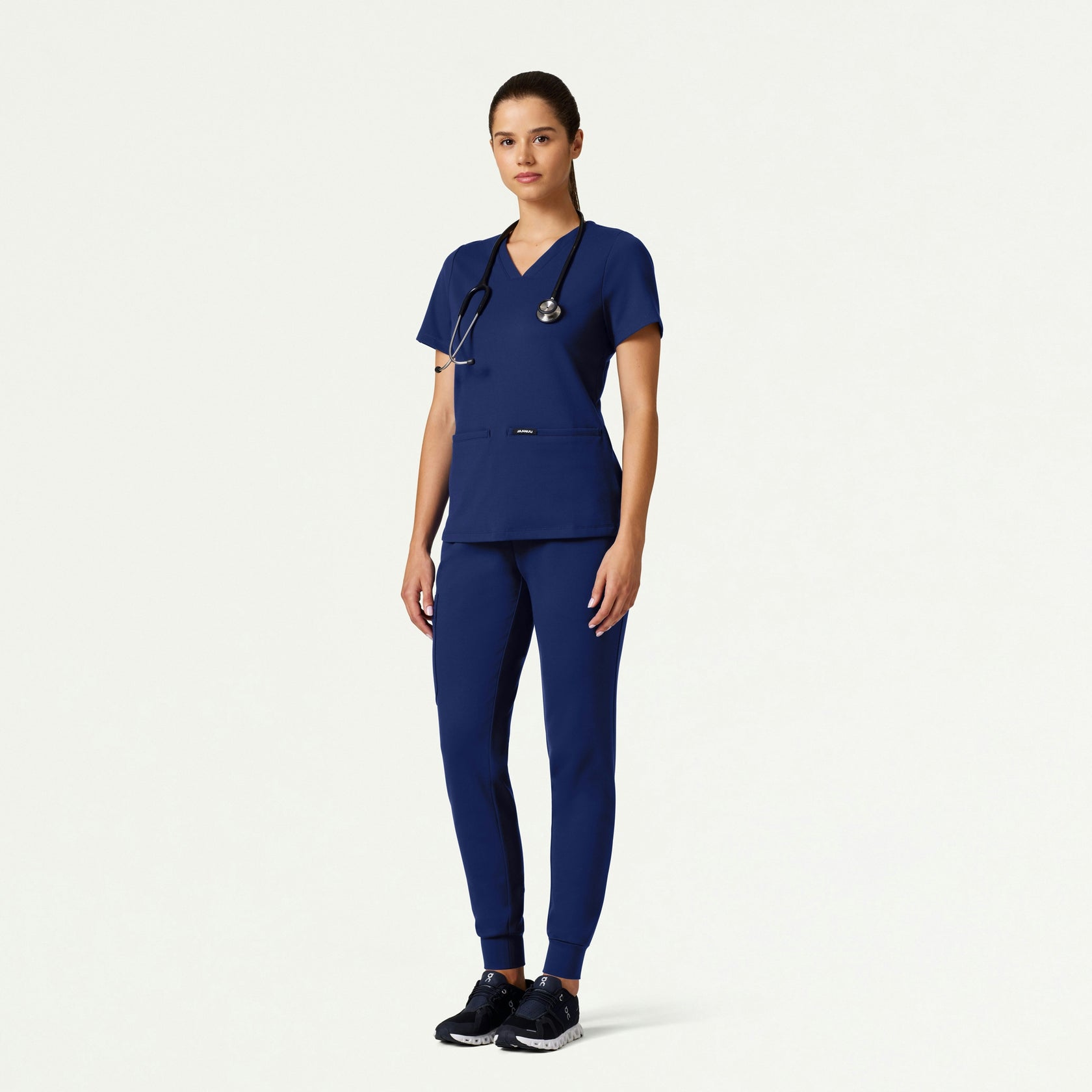 Rubi Slim ULTRAsoft Scrub Jogger - Navy Blue - WOMEN'S PANTS - Jaanuu