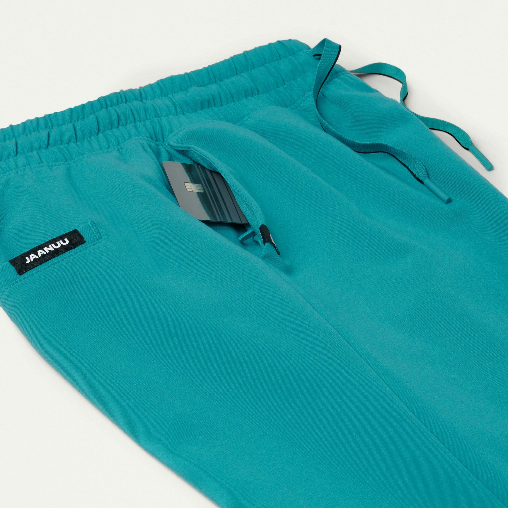 Kerr 365 High Waisted Scrub Pant - Aqua - WOMEN'S PANTS - Jaanuu
