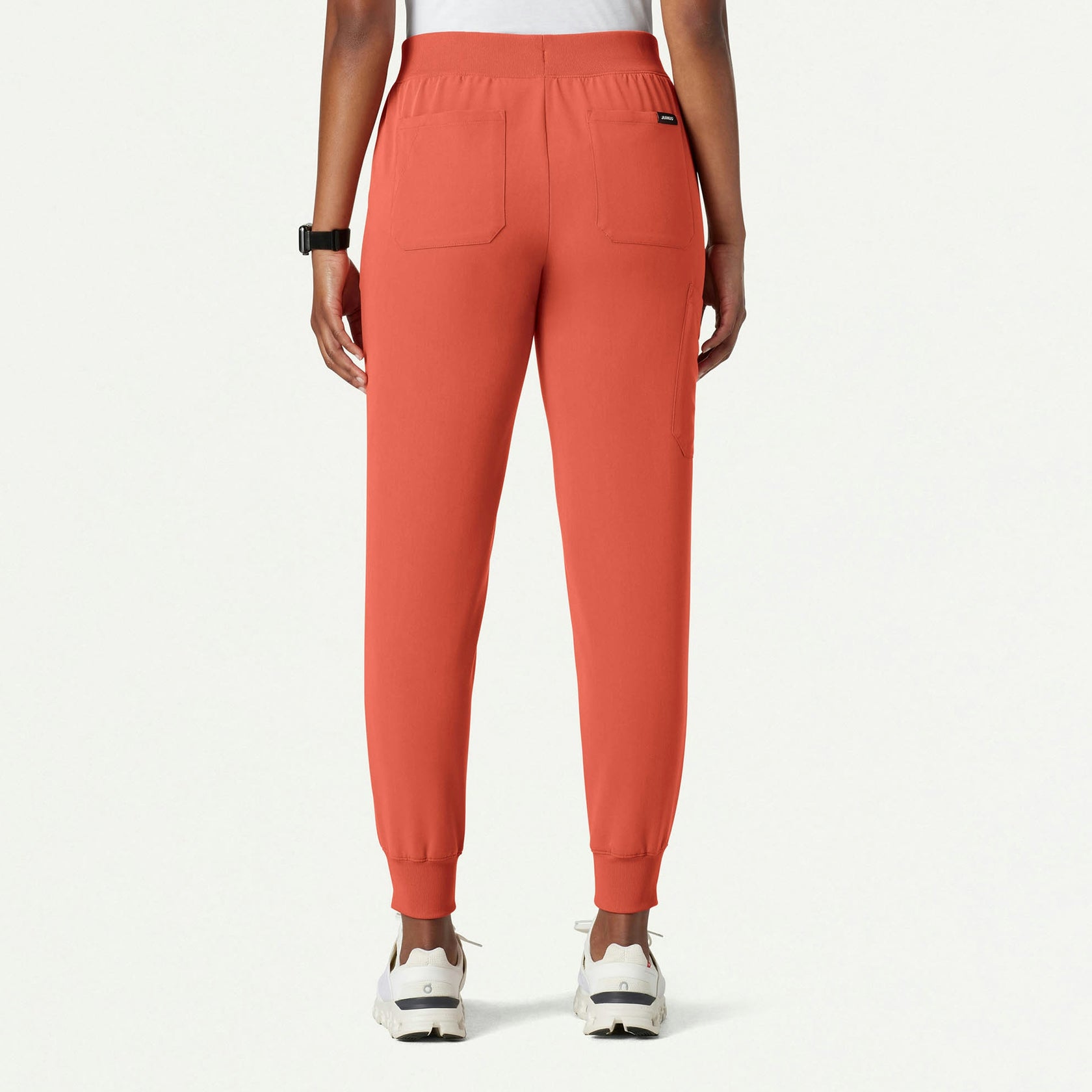 Silex Slim Knit-Waist Scrub Jogger - Terra - WOMEN'S PANTS - Jaanuu