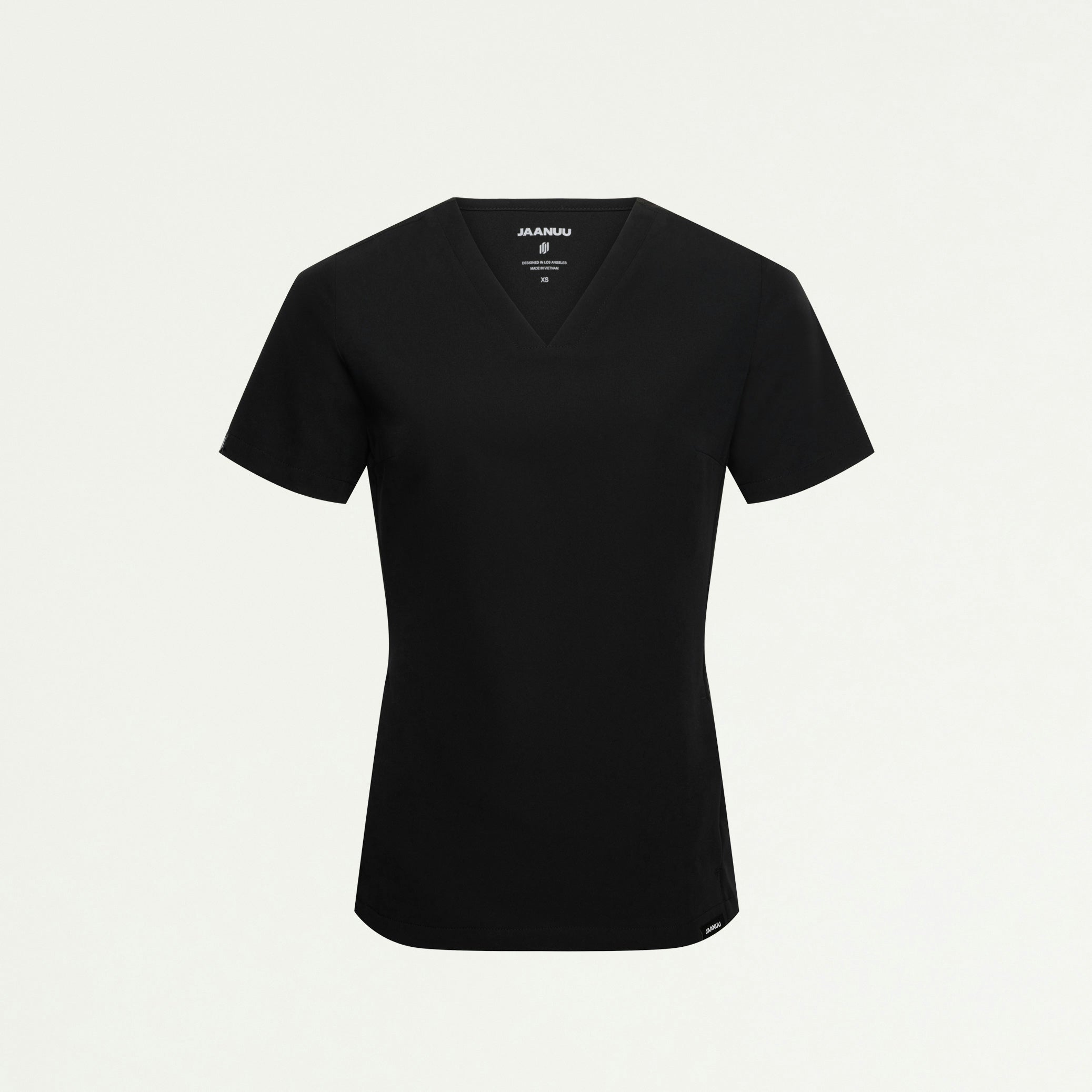 Carte Slim 2-Pocket Scrub Top - Black - WOMEN'S TOPS - Jaanuu