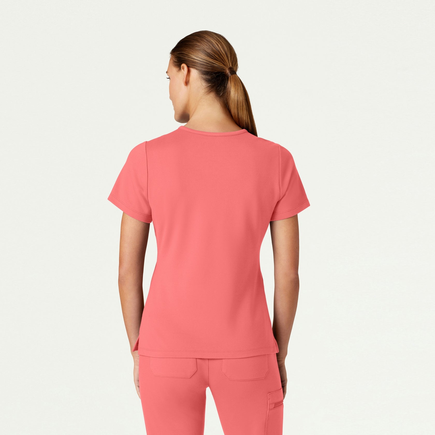 Cesi Slim ULTRAsoft Scrub Top - Digital Pink - WOMEN'S TOPS - Jaanuu