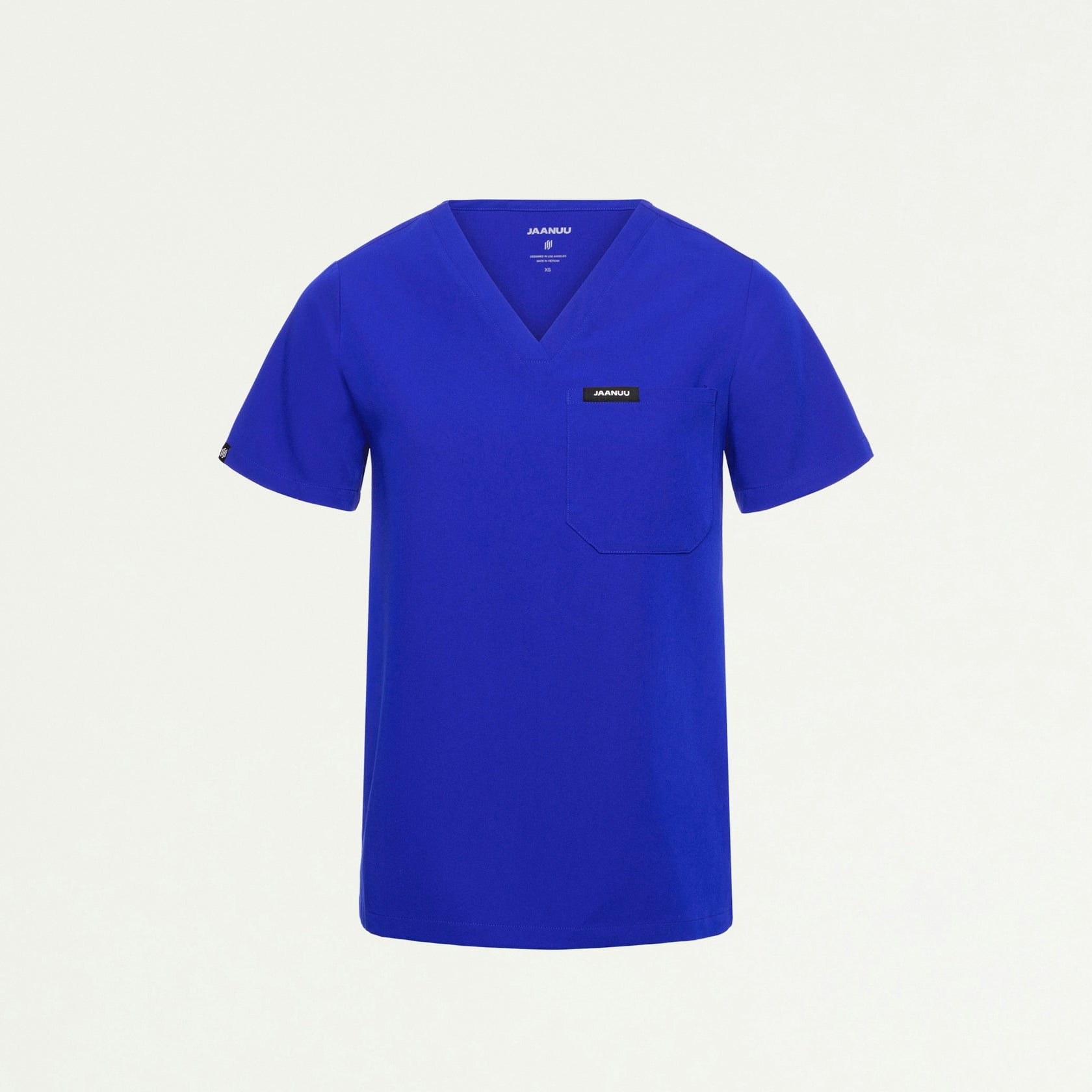 Rhena Essential 1-Pocket Scrub Top - Electric Blue - WOMEN'S TOPS - Jaanuu