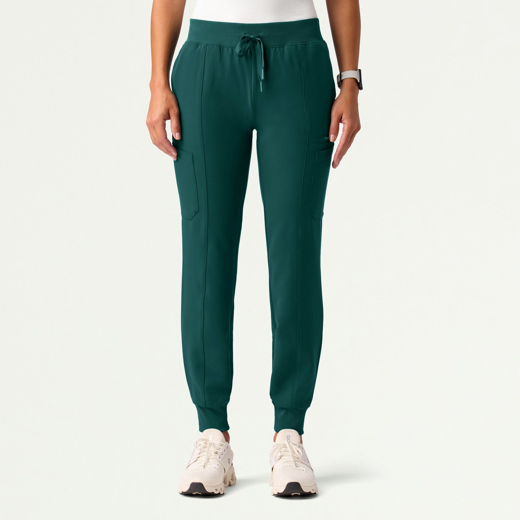 Liv Skinny 8-Pocket Scrub Jogger - Midnight Green - WOMEN'S PANTS - Jaanuu
