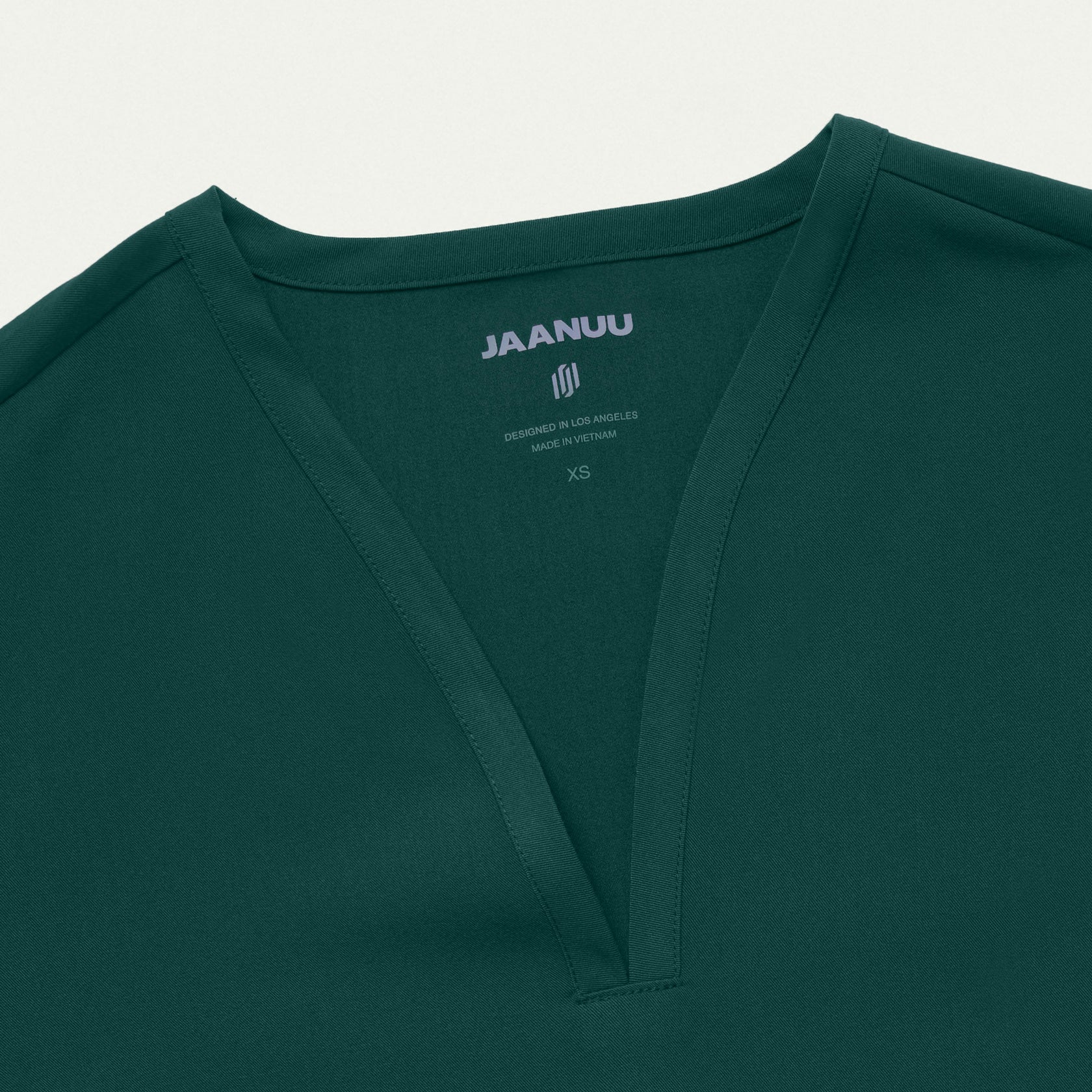 Calix Fit & Flare Scrub Top - Midnight Green - WOMEN'S TOPS - Jaanuu