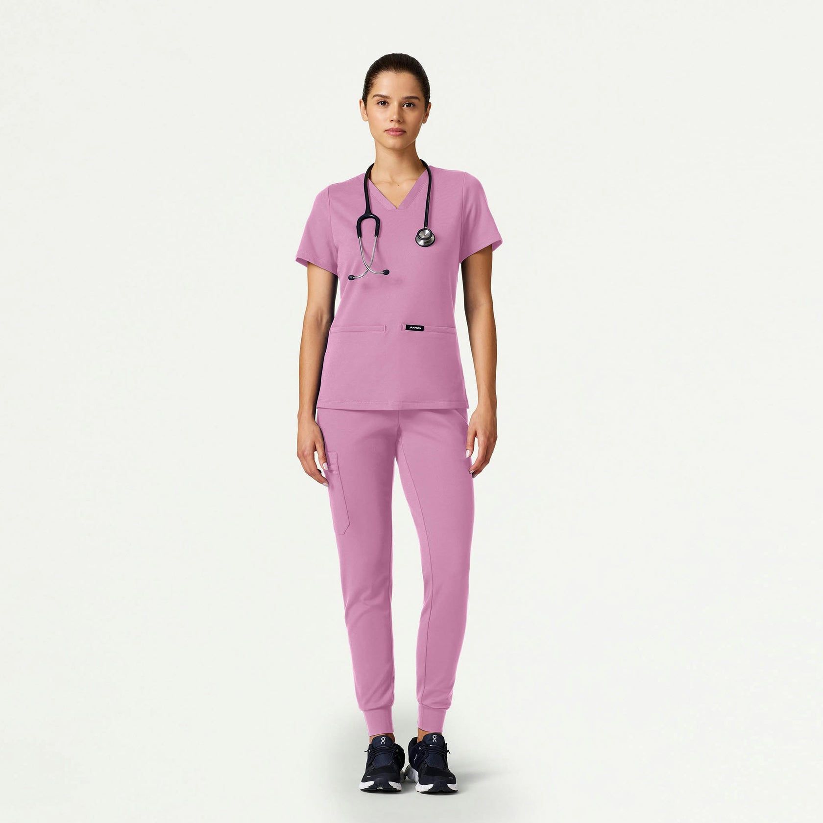 Rubi Slim ULTRAsoft Scrub Jogger - Light Magenta - WOMEN'S PANTS - Jaanuu