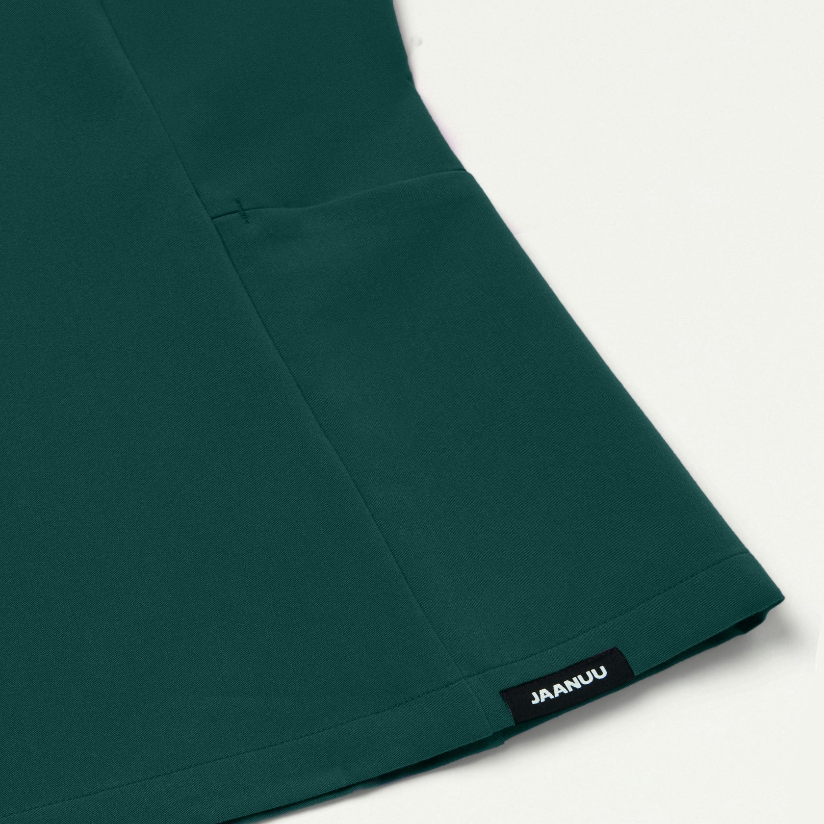 Calix Fit & Flare Scrub Top - Midnight Green - WOMEN'S TOPS - Jaanuu