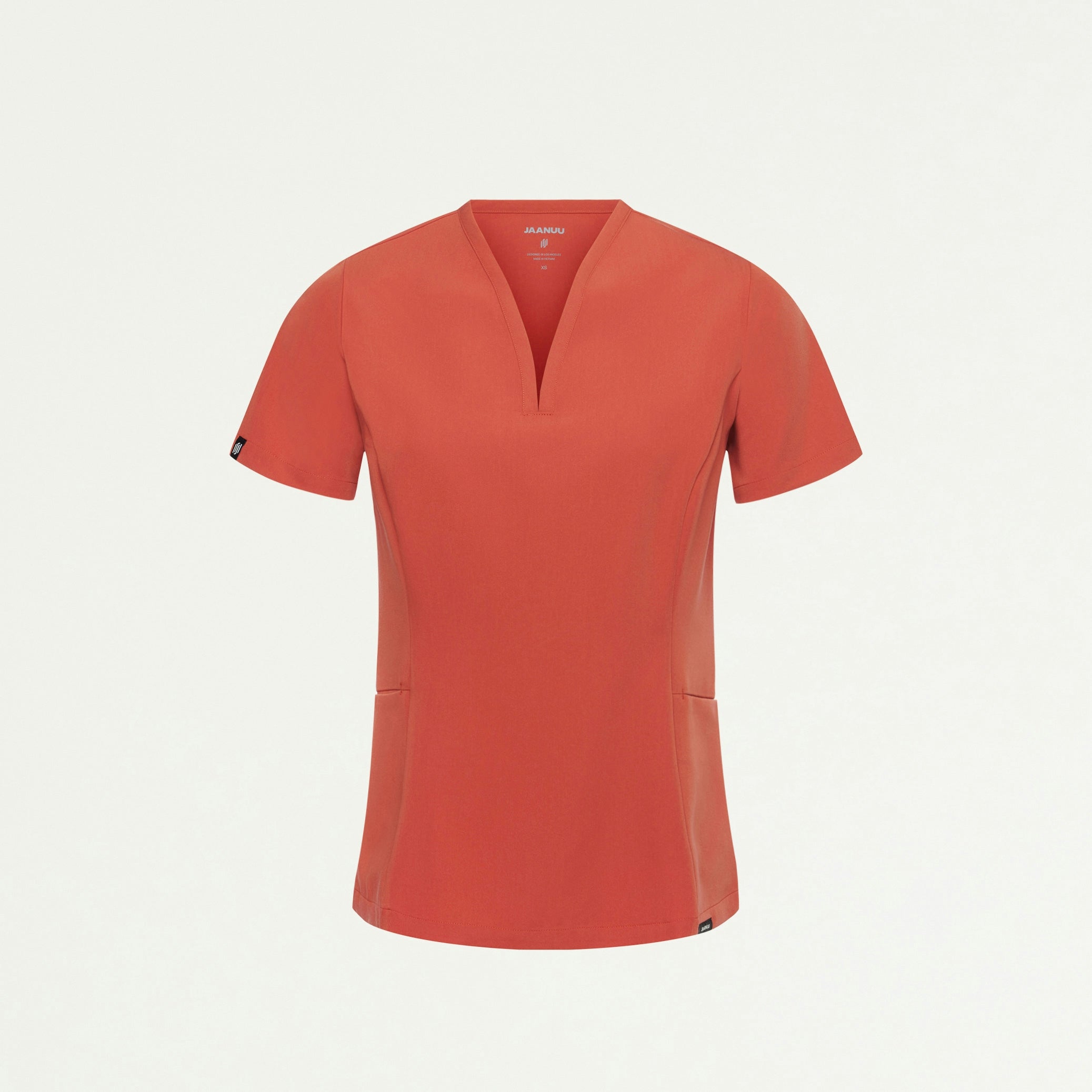 Calix Fit & Flare Scrub Top - Terra - WOMEN'S TOPS - Jaanuu