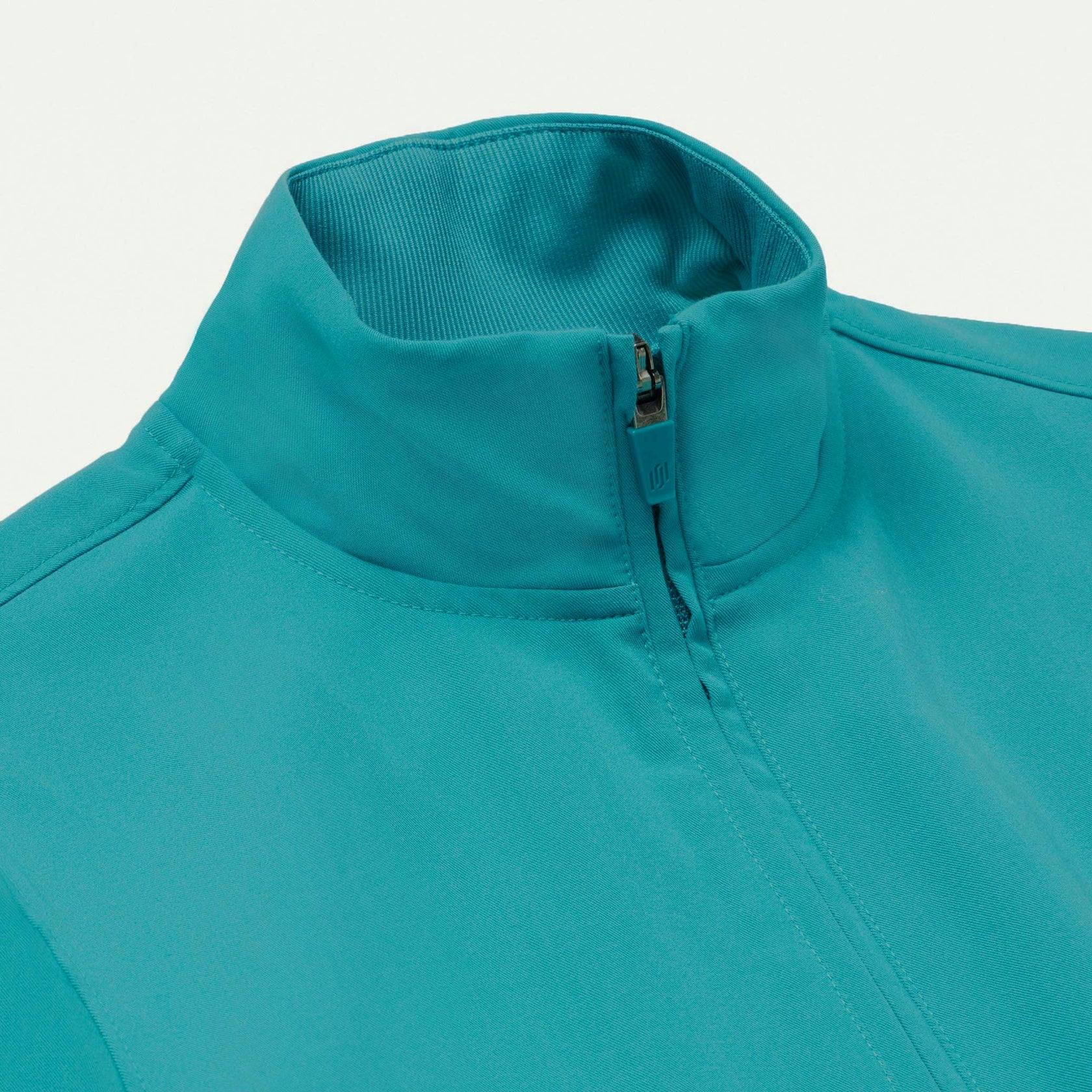 Ceri Essential 6-Pocket Scrub Jacket - Aqua - WOMEN'S JACKETS - Jaanuu
