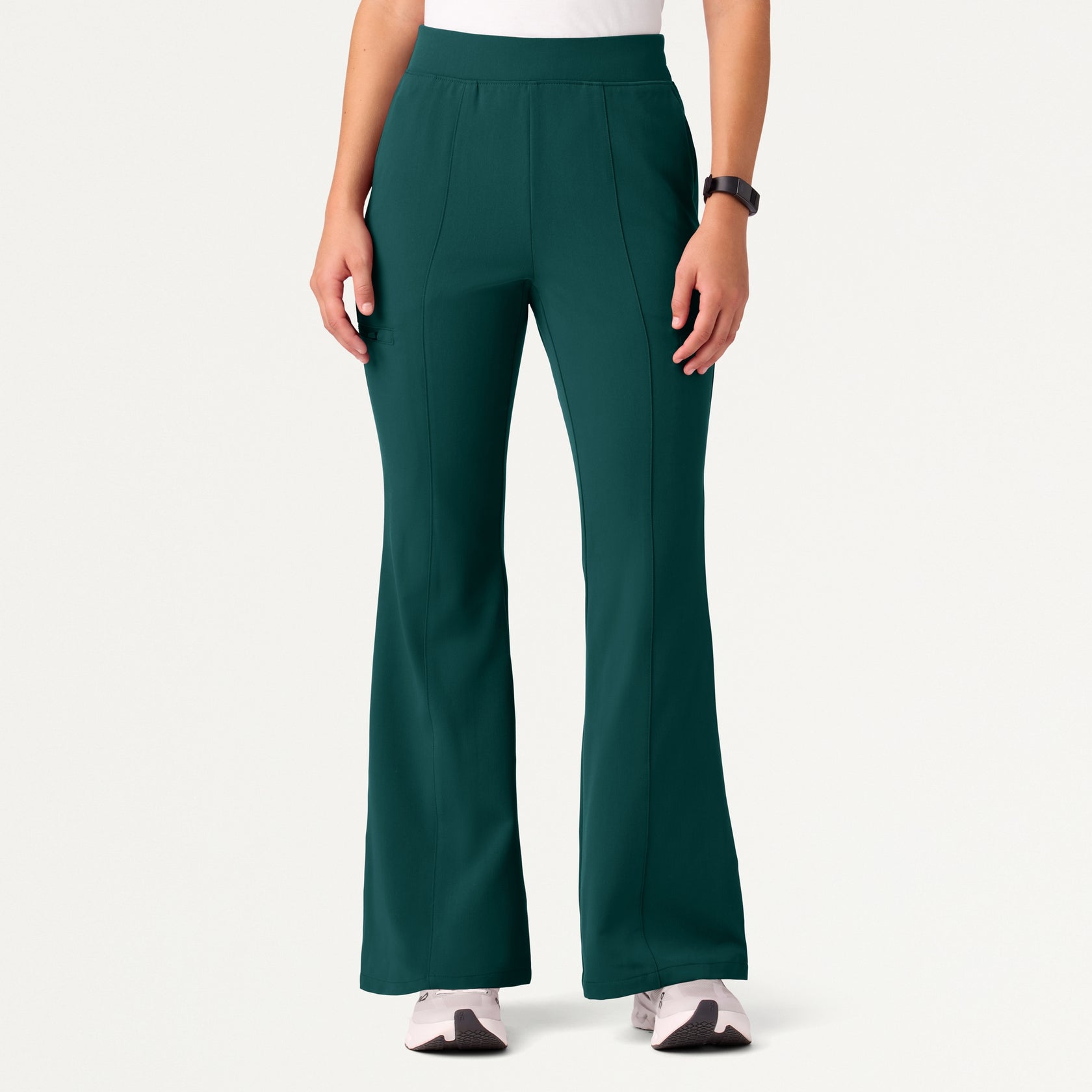 Harper Slim High Waisted Scrub Pant - Midnight Green - WOMEN'S PANTS - Jaanuu