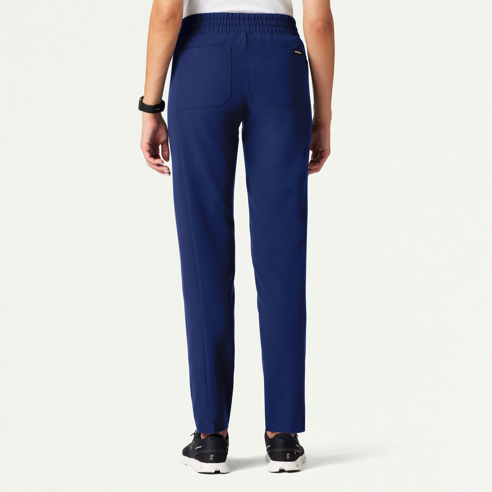 Effie Slim 6-Pocket Scrub Pant - Navy Blue - WOMEN'S PANTS - Jaanuu