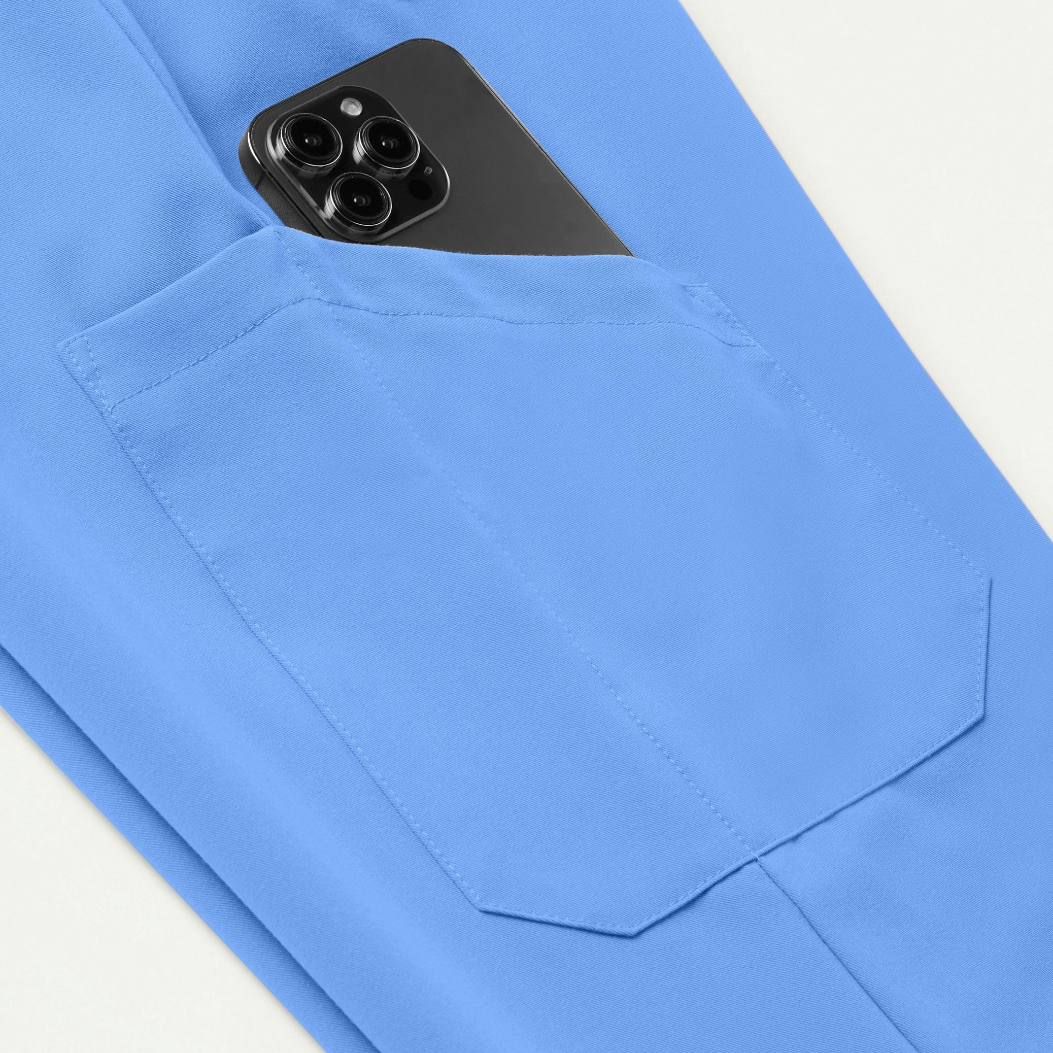 The Lawren Essential Scrub Set - Ceil Blue