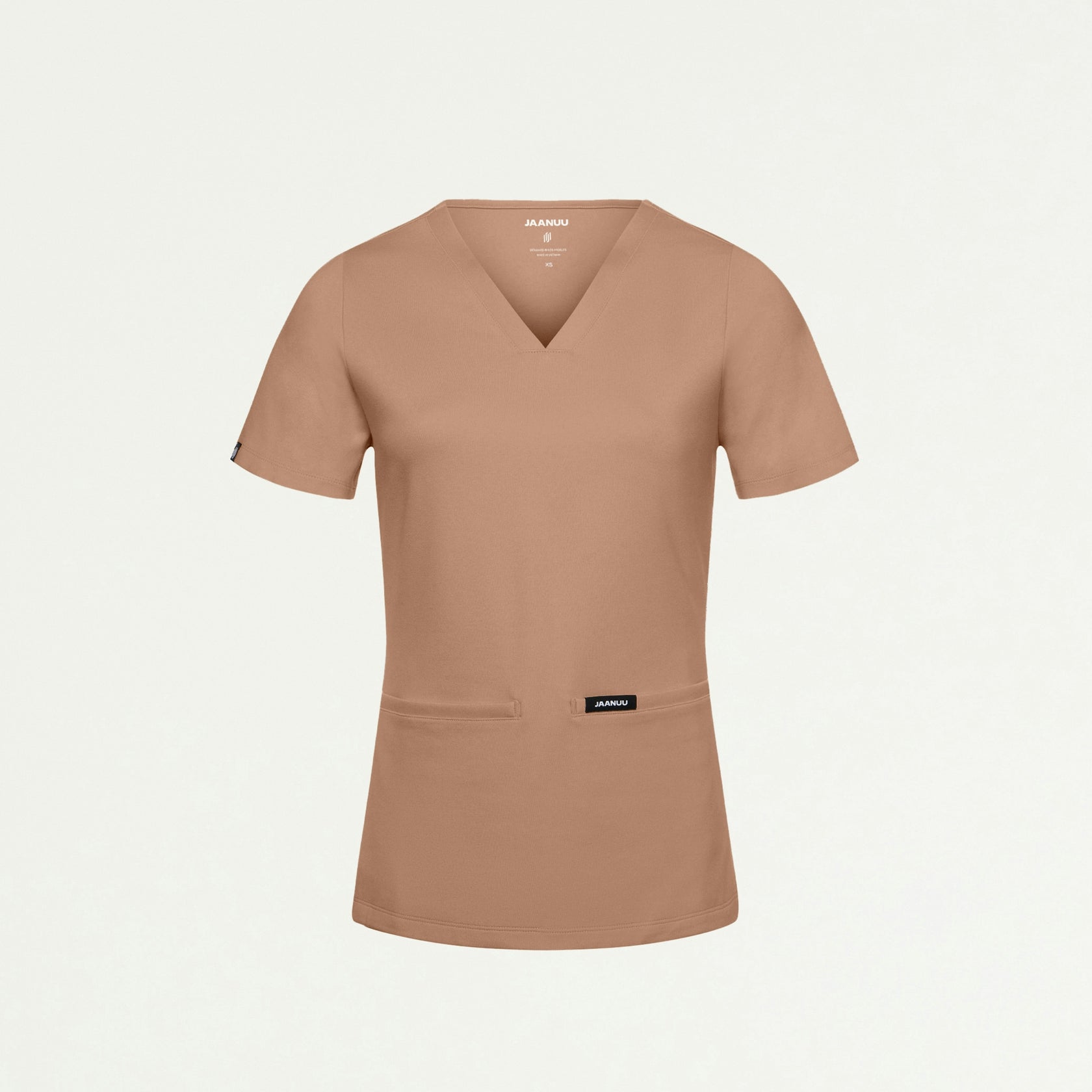 Cesi Slim ULTRAsoft Scrub Top - Clay - WOMEN'S TOPS - Jaanuu