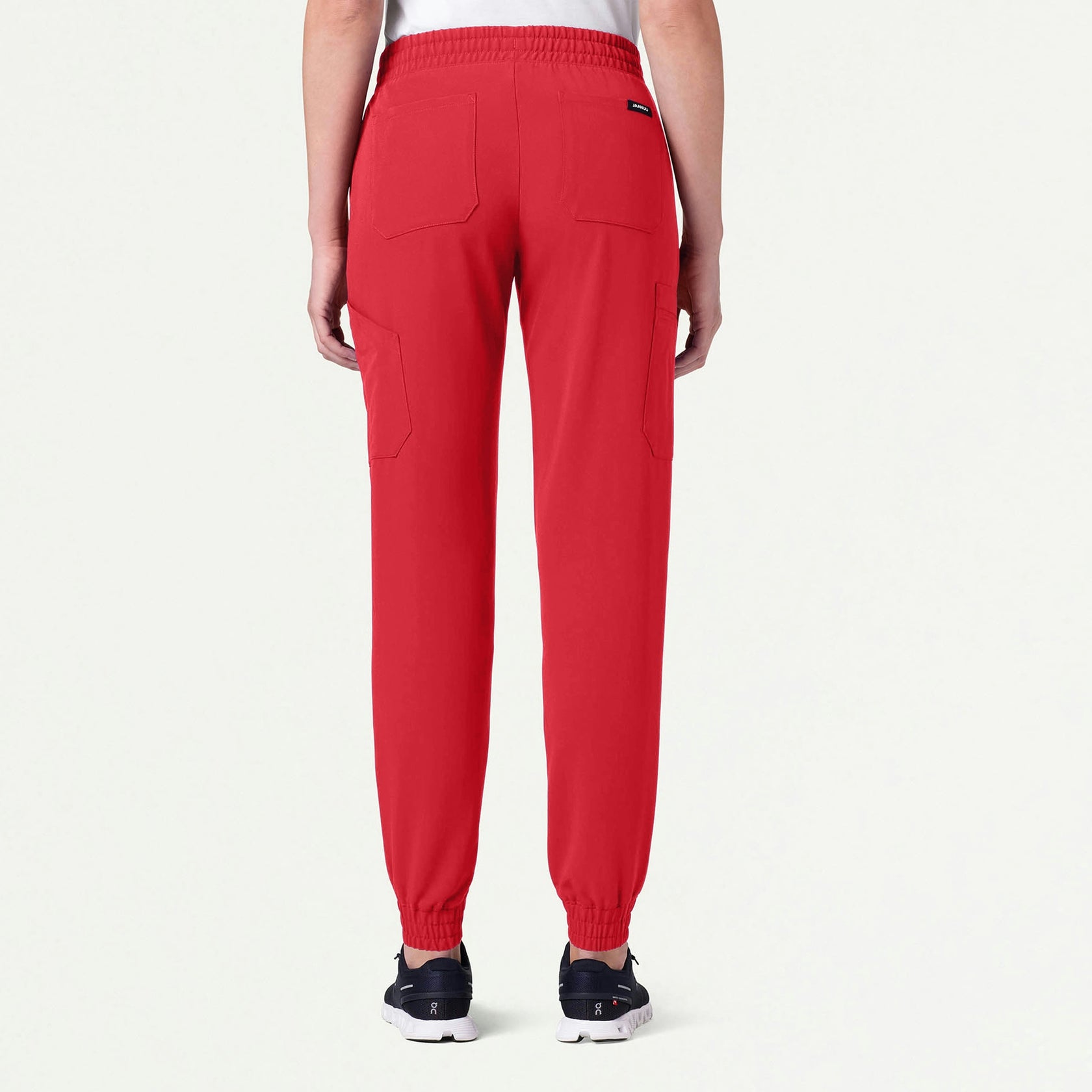 Neo Everyday Cargo Scrub Jogger - Brilliant Red - WOMEN'S PANTS - Jaanuu