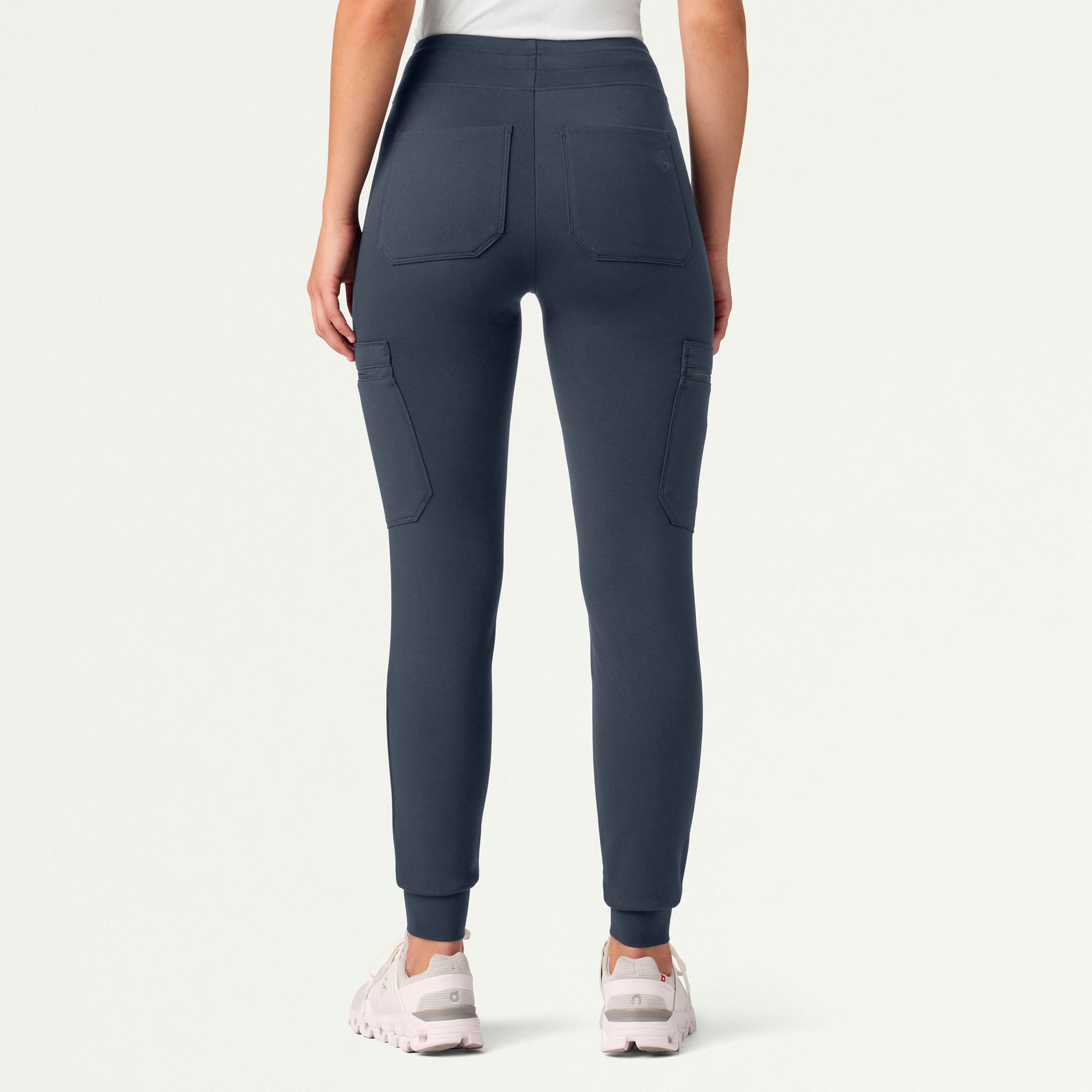 Abi 10-Pocket Skinny ULTRAsoft Scrub Jogger - Carbon Gray - WOMEN'S PANTS - Jaanuu