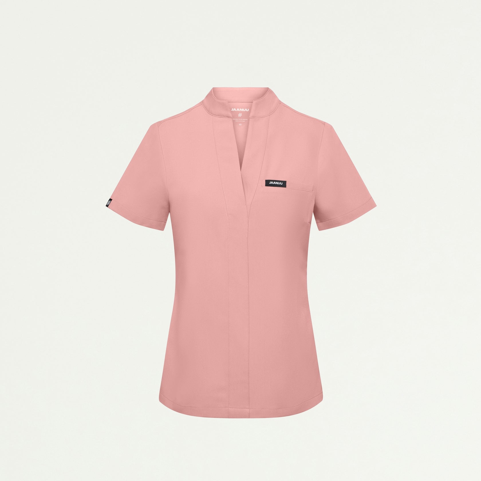 Serin Slim 1-Pocket Scrub Top - Mauve - WOMEN'S TOPS - Jaanuu
